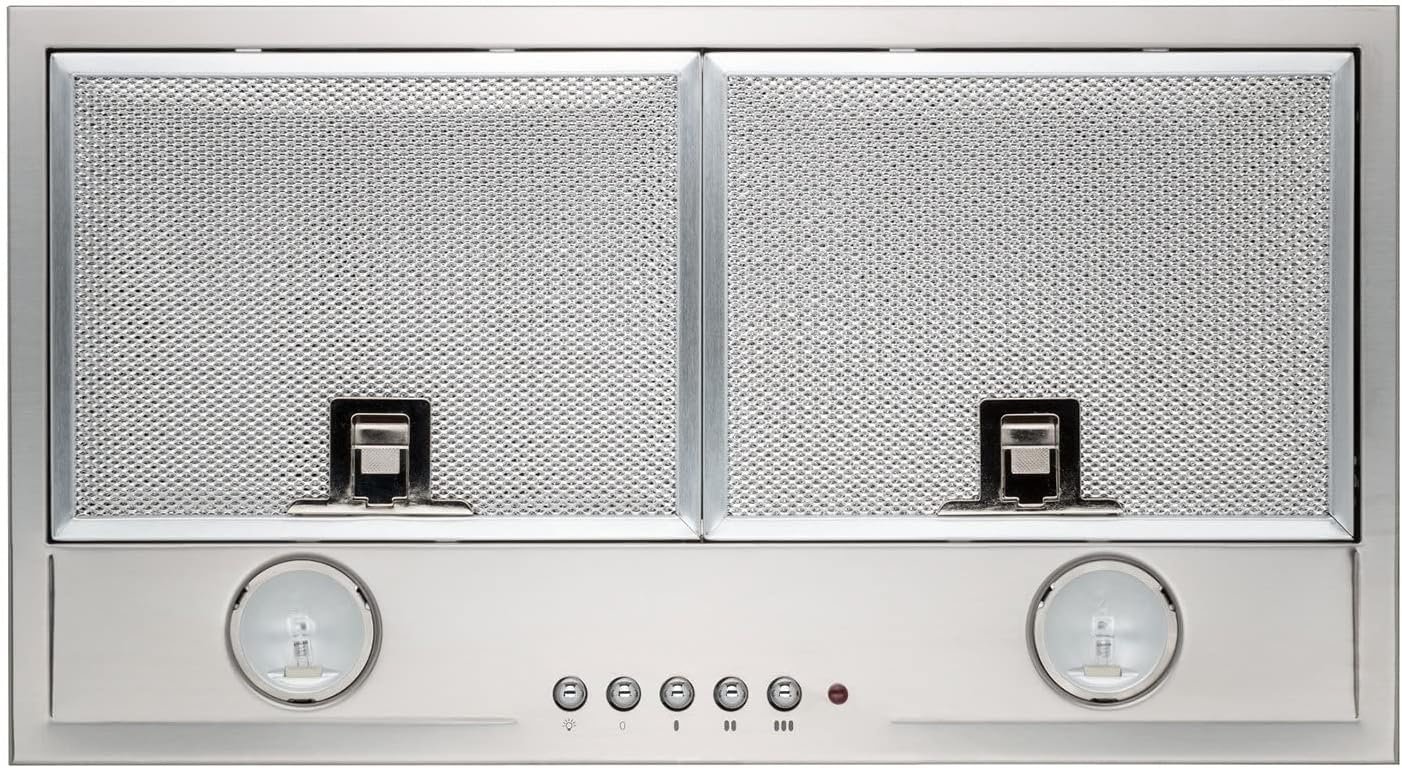 Broan® Elite 20.5-Inch Custom Range Hood Power Pack, 550 Max Blower CFM, Stainless Steel