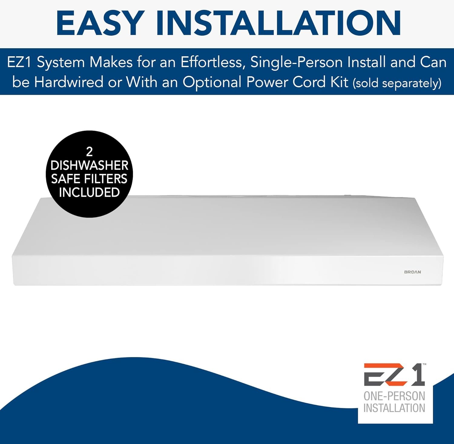 broan-nutone-bcsek136ww-energy-star-certified-glacier-series-under-cabinet-300-max-blower-cfm-15-sones-range-hood-36-whi - Cooking Appliance World