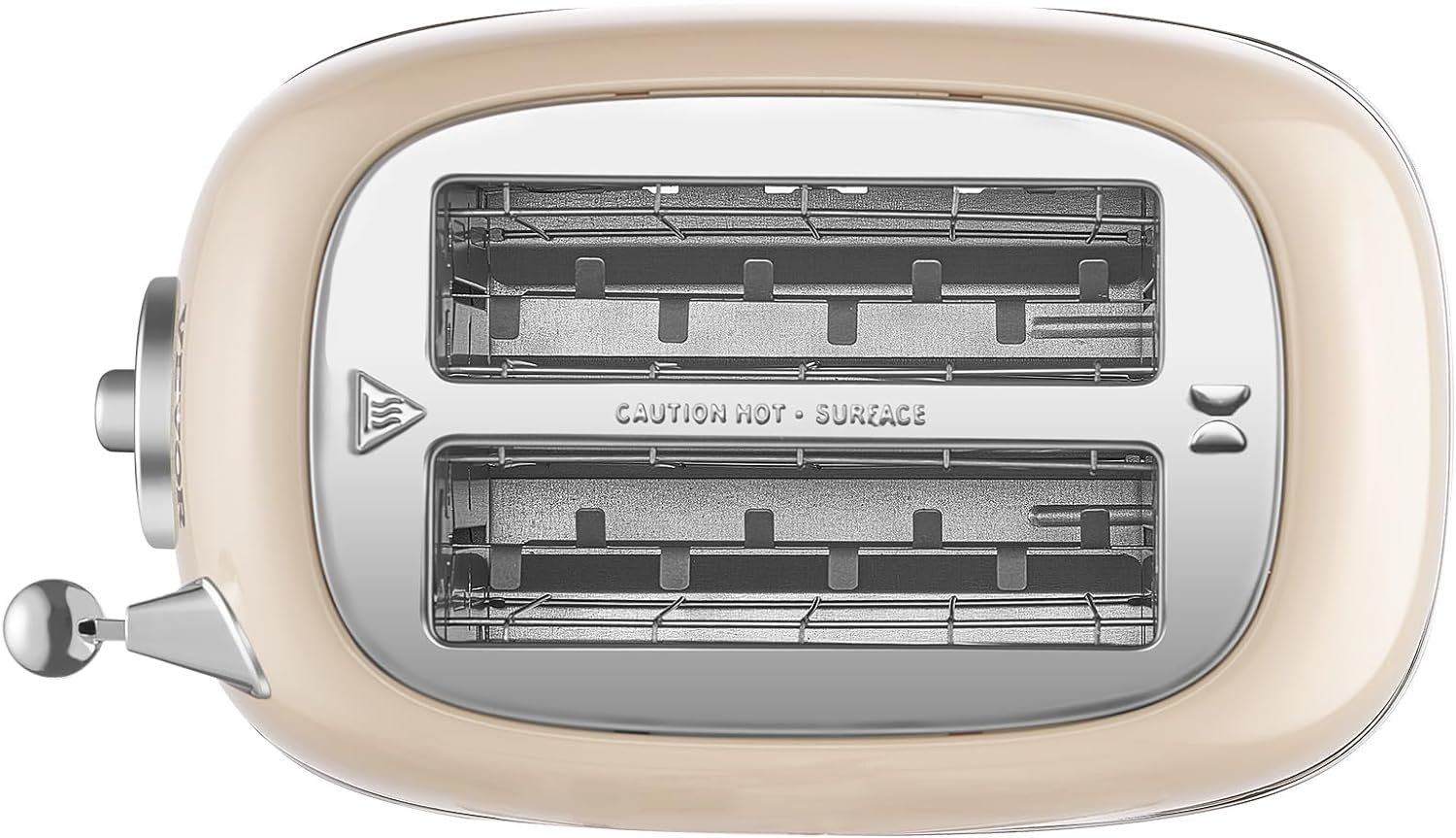 Brushed Stainless Steel Toaster, 4 Slice, 1650W 1.5 Extra Wide Slots Toaster with Removable Crumb Tray 5 Browning Levels, Cancel Defrost and Bagel Functions for Toasting Bread Bagel Waffle