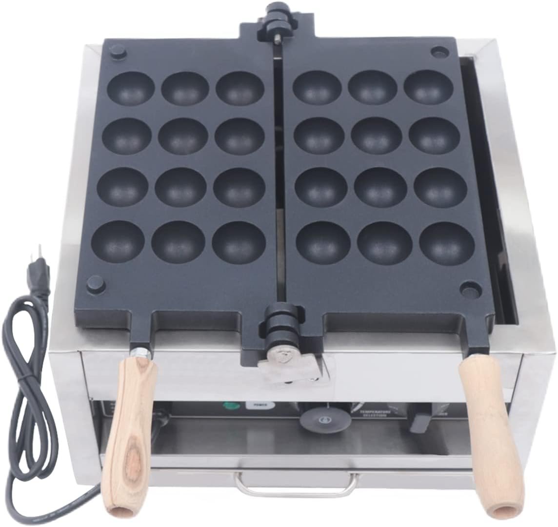 Bubble Waffle Maker, Hong Kong Egg Waffle Maker 1400W Bubble Waffle Maker Machine with Non-stick Coating Professional for EGG Waffle, Puff, Hong Kong Style