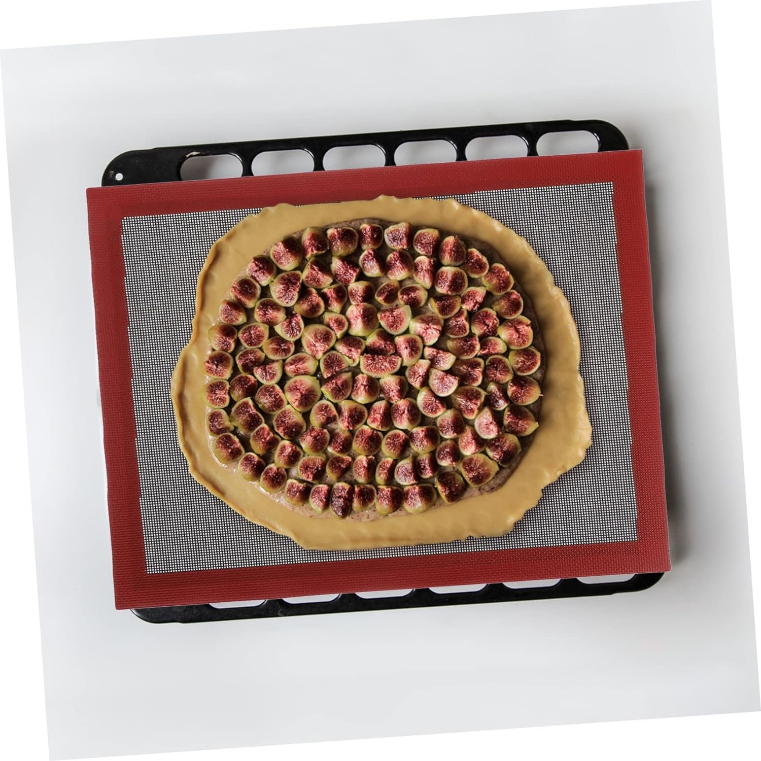 Cabilock Baking Mat Baking Pan Silicone Bakeware Silicone Bake Liners Glass Bakeware Bread Oven Bread Baking Pad Silicone Rolling Mat Roasting Pan Non Stick Oven Mat