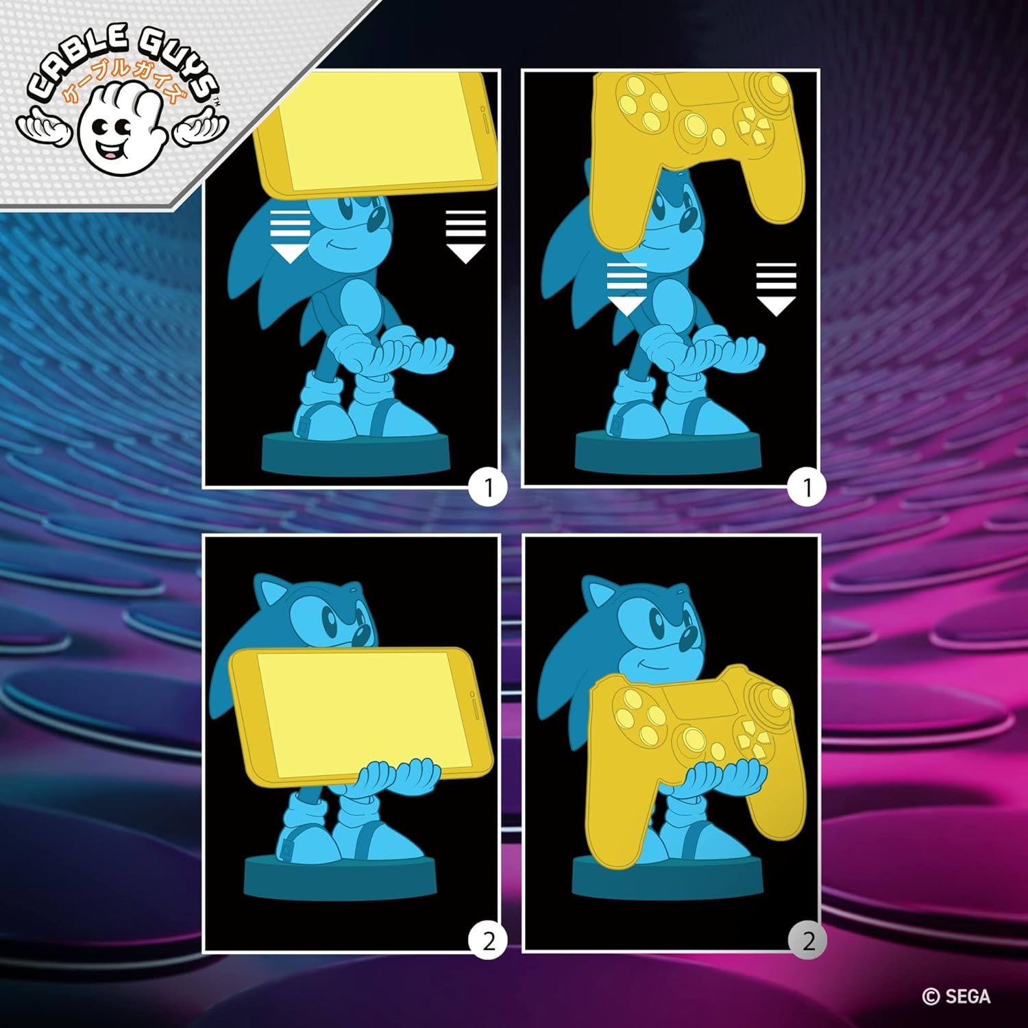 Cable Guys: Disney Mickey Mouse Phone Stand Controller Holder - Officially Licenced Figure - Exquisite Gaming Cable Guys: Disney Mickey Mouse Phone Stand Controller Holder - Officially Licenced Figure - Exquisite Gaming