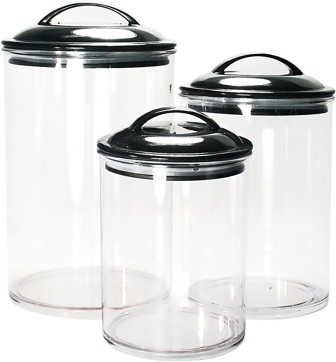 calypso-basics-by-reston-lloyd-acrylic-storage-canisters-set-of-3-turquoise11172 - Cooking Appliance World