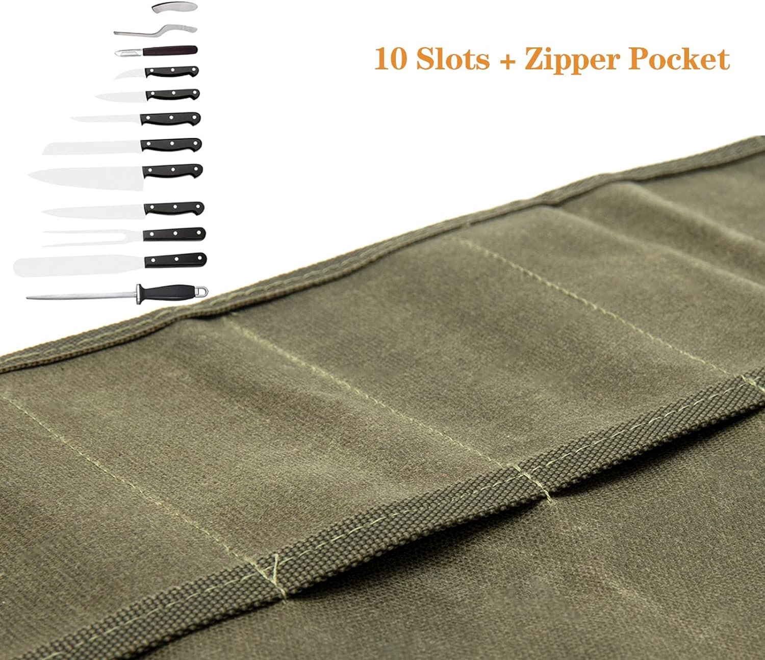 Canvas Chef Knife Roll Bag Chef Knife Bag