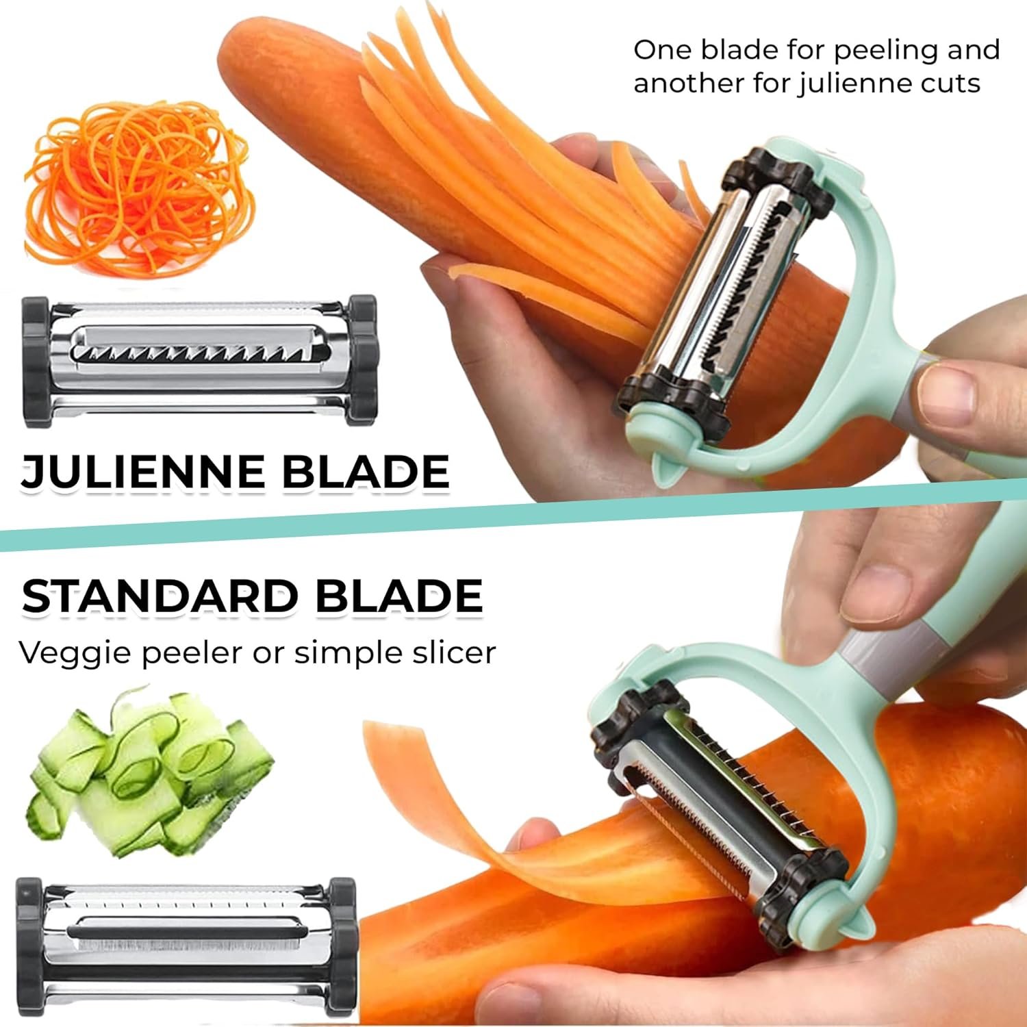 Cheese Grater, Stainless Steel 2-Sided Graters for Kitchen Box Grater for Cheese,Vegetables and Ginger Cheese Grater with Container and Vegetable Peeler- Potato Grater for Kitchen Cheese Grater, Stainless Steel 2-Sided Graters for Kitchen Box Grater for Cheese,Vegetables and Ginger Cheese Grater with Container and Vegetable Peeler- Potato Grater for Kitchen