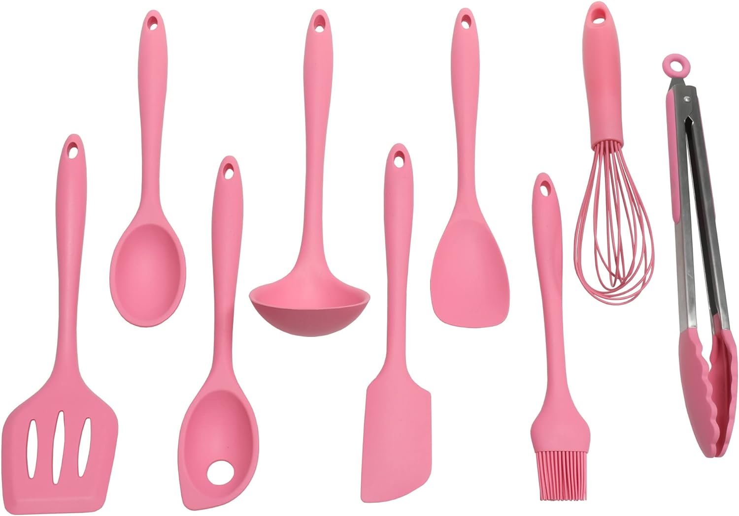 Chef Craft Premium Silicone Spatula/Turner, 11.75 inch, Pink