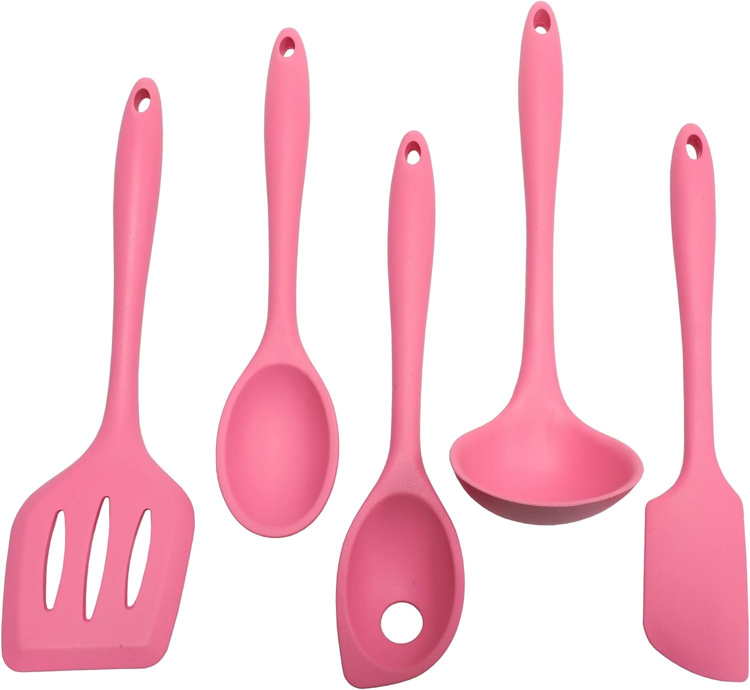 Chef Craft Premium Silicone Spatula/Turner, 11.75 inch, Pink
