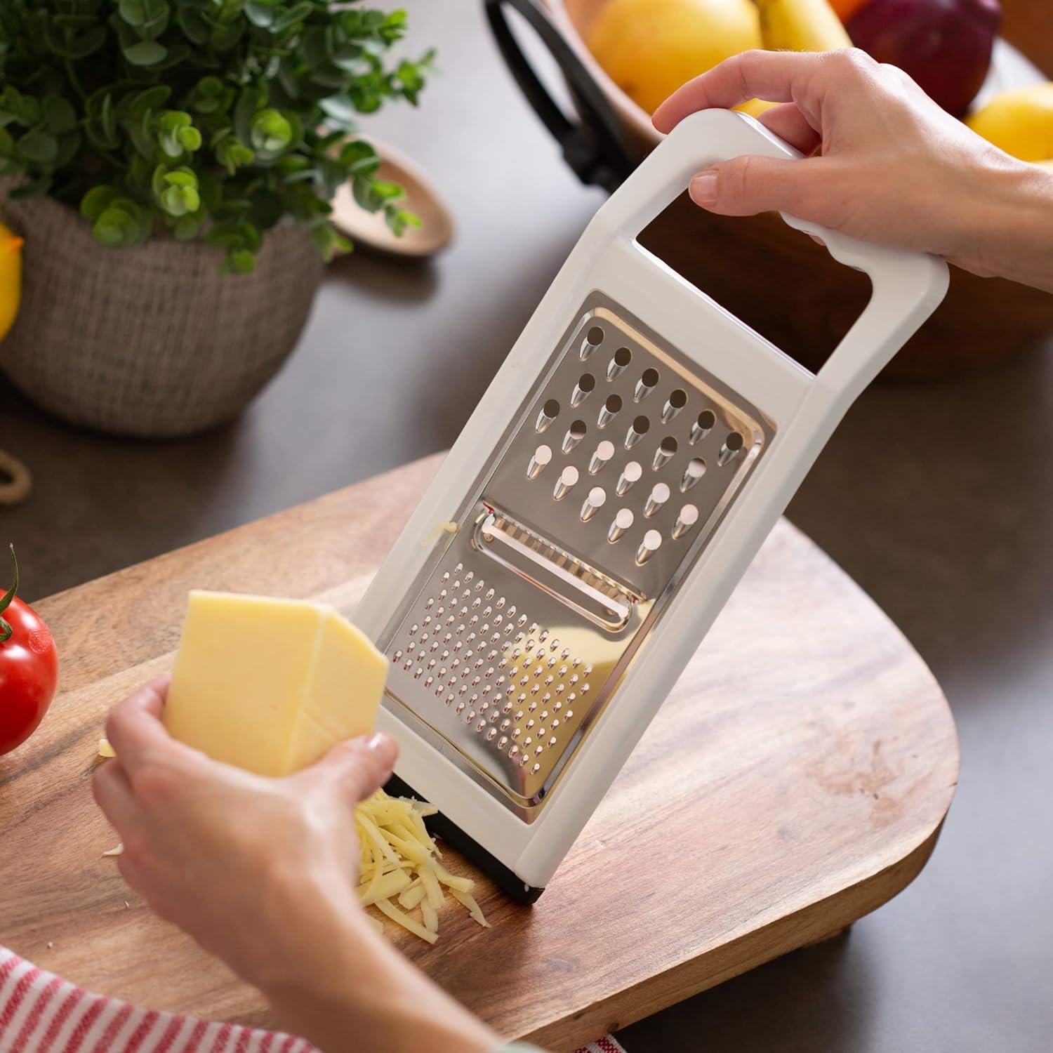 Chef Craft Select Stainless Steel Grater, 5 x 11 inch 1 piece, White