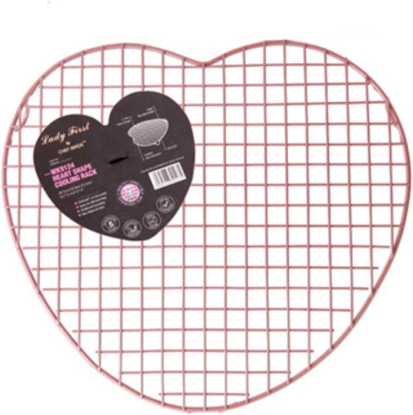 CHEFMADE Heart Shape Cooling Rack Baking Rack Nonstick for Cooking and Baking