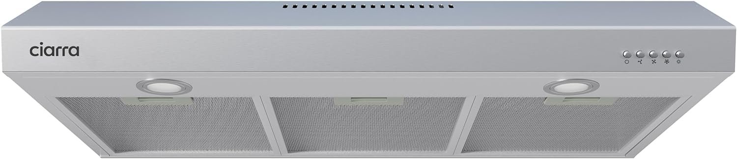 ciarra-under-cabinet-range-hood-30-inch-ductless-convertible-duct-stove-vent-hood-for-kitchen-with-3-speed-exhaust-fan-i - Cooking Appliance World