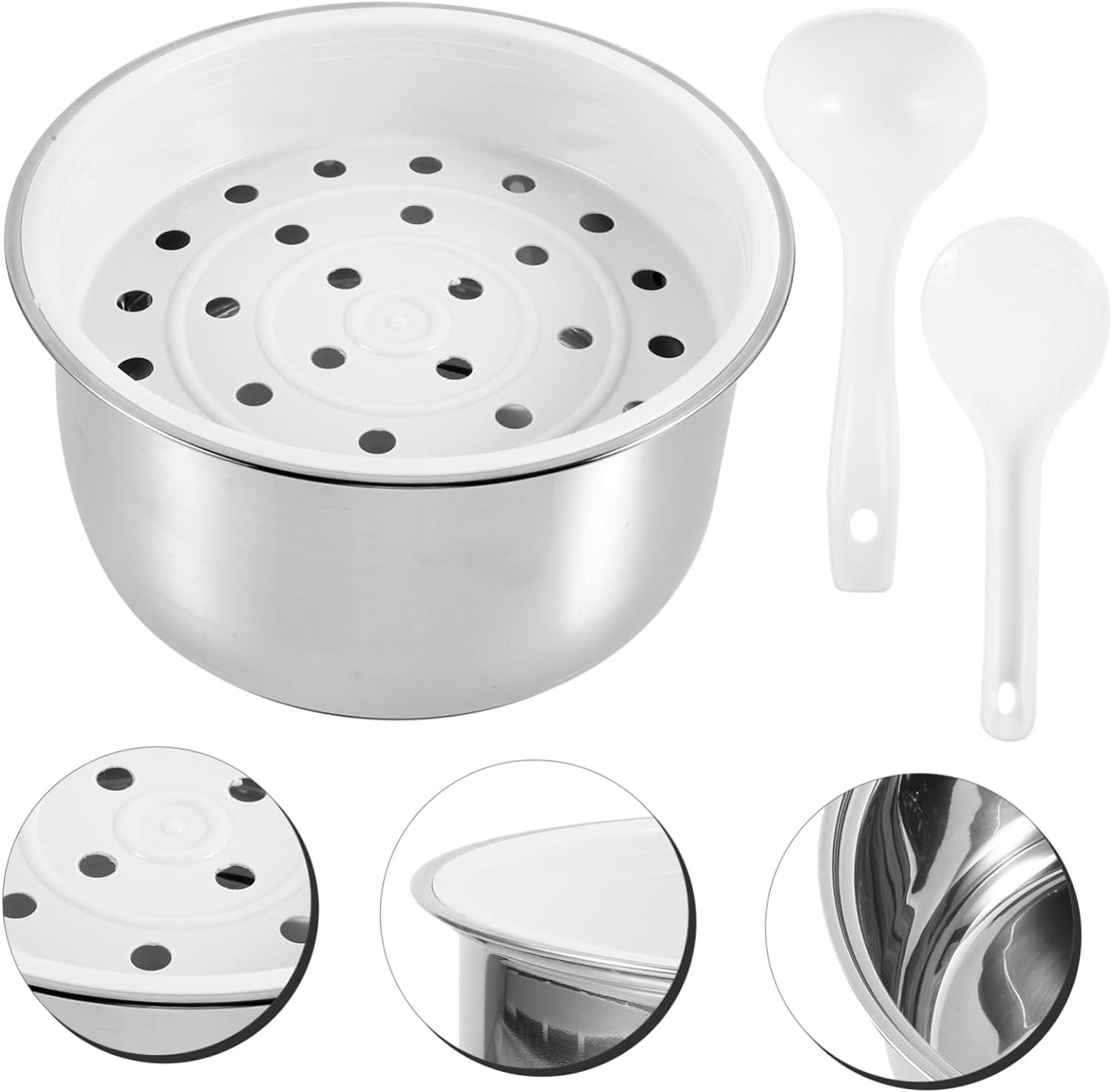 ciieeo-2pcs-rice-cooker-liner-stockpot-rice-cooker-replace-liner-inner-pot-for-rice-cooker-rice-cooker-accessories-inner - Cooking Appliance World