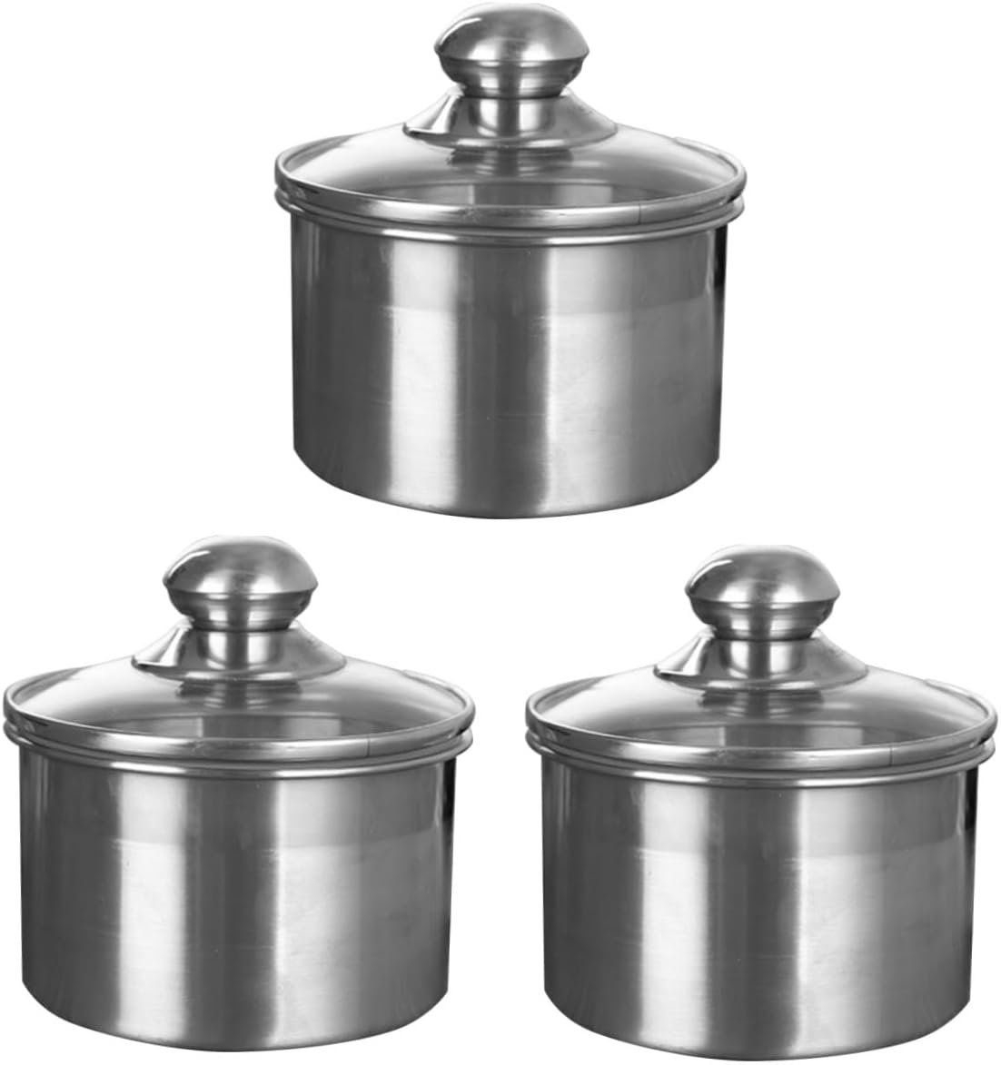 Ciieeo 3pcs Sugar Canisters Cereal Container Stainless Steel Metal Coffee Canister Kitchen Spices Bottle Metal Storage Canisters Metal Flour Canister Metal Food Candy Metal Can Ciieeo 3pcs Sugar Canisters Cereal Container Stainless Steel Metal Coffee Canister Kitchen Spices Bottle Metal Storage Canisters Metal Flour Canister Metal Food Candy Metal Can