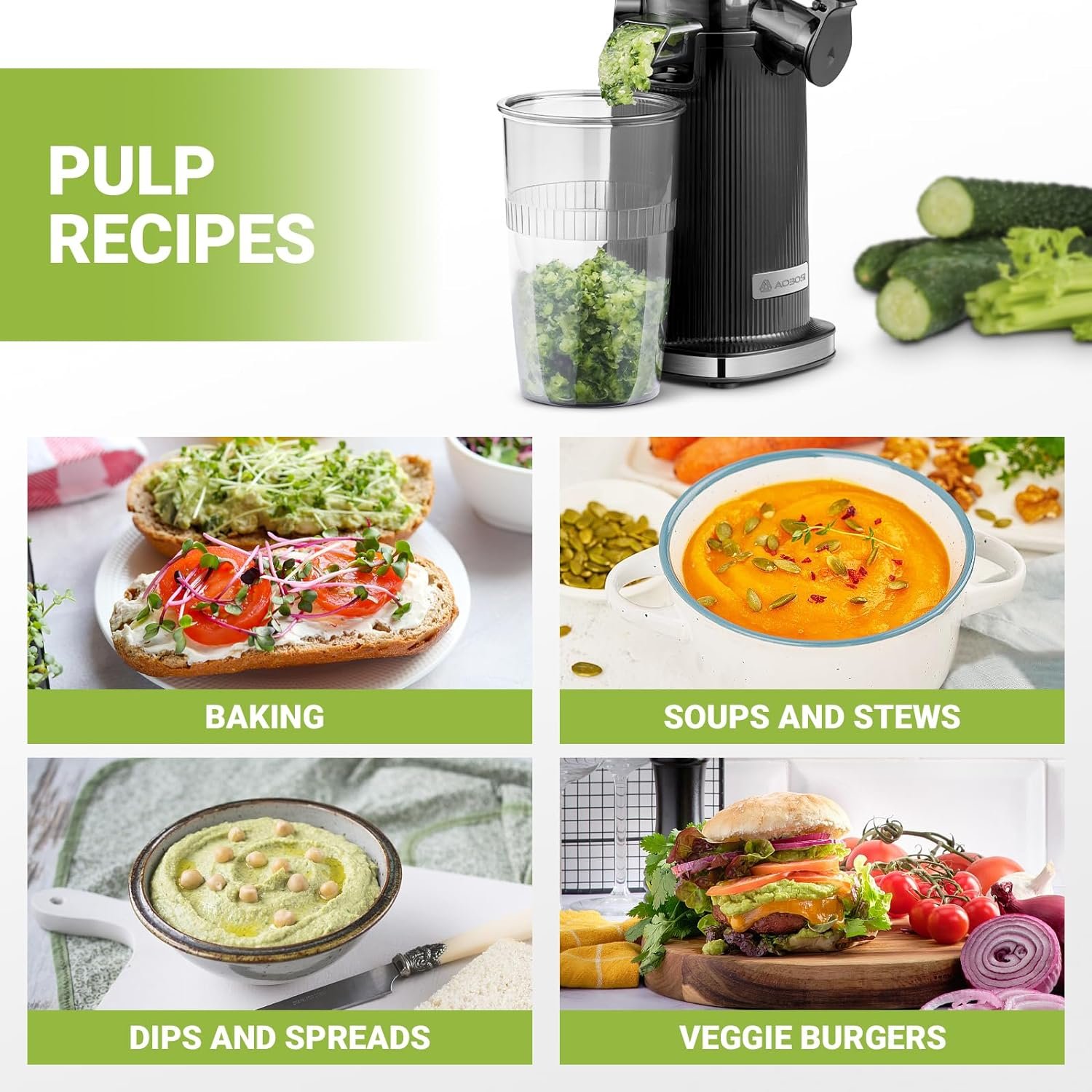 Cold Press Juicer, Aobosi Mini Masticating Juicer Machines Easy to Clean Compact Small Space-Saving Slow Juicer with High Juice Yield, Cleaning Brush Included, Nutrient and Vitamin Dense, Black