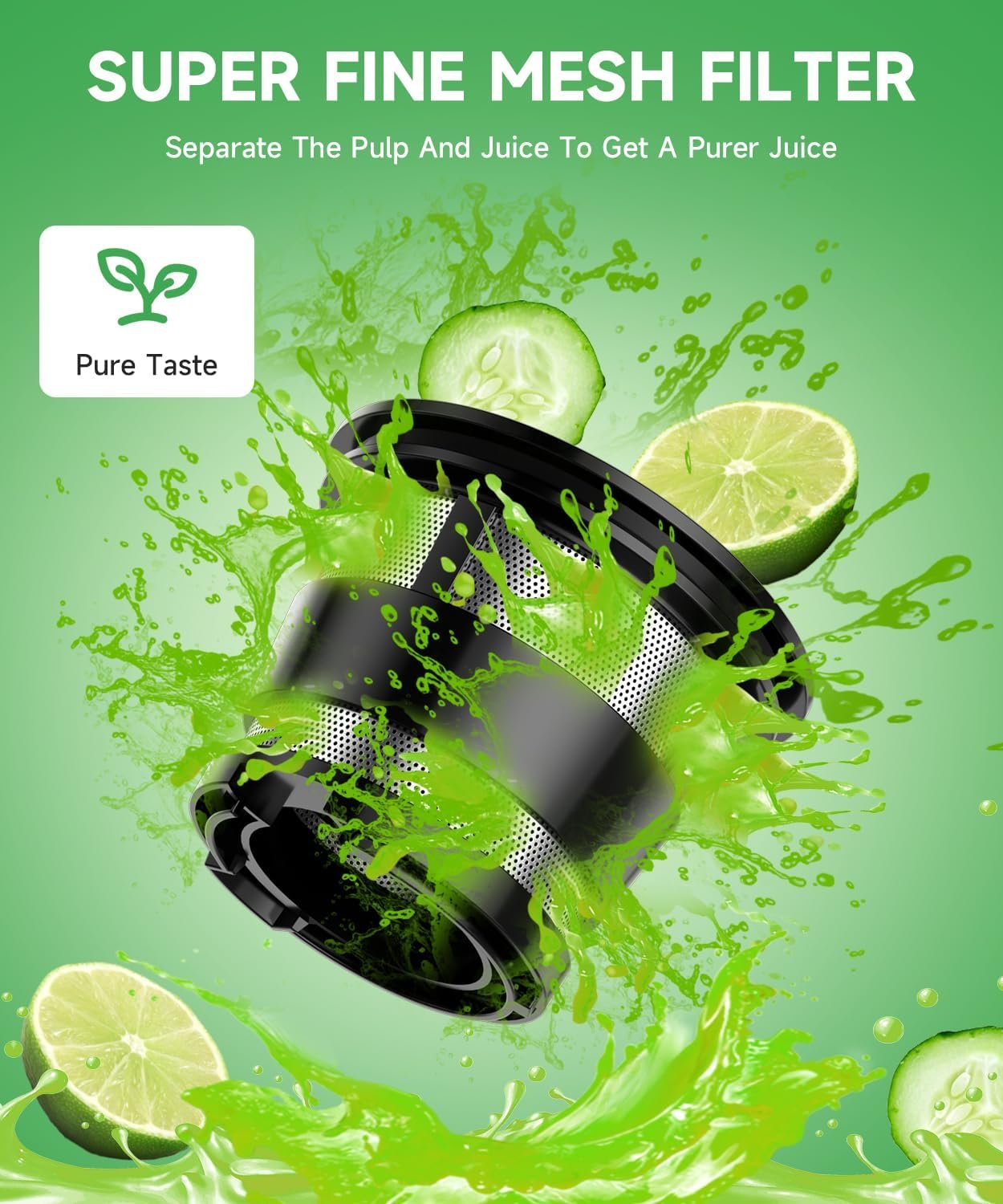 Cold Press Juicer Machines, Slow Masticating Juicers with 3.3-inch Wide Dual Feed Chute for Whole Fruits and Vegetables, Juice Extractor Maker with Quiet Motor, High Yield, BPA-Free Cold Press Juicer Machines, Slow Masticating Juicers with 3.3-inch Wide Dual Feed Chute for Whole Fruits and Vegetables, Juice Extractor Maker with Quiet Motor, High Yield, BPA-Free