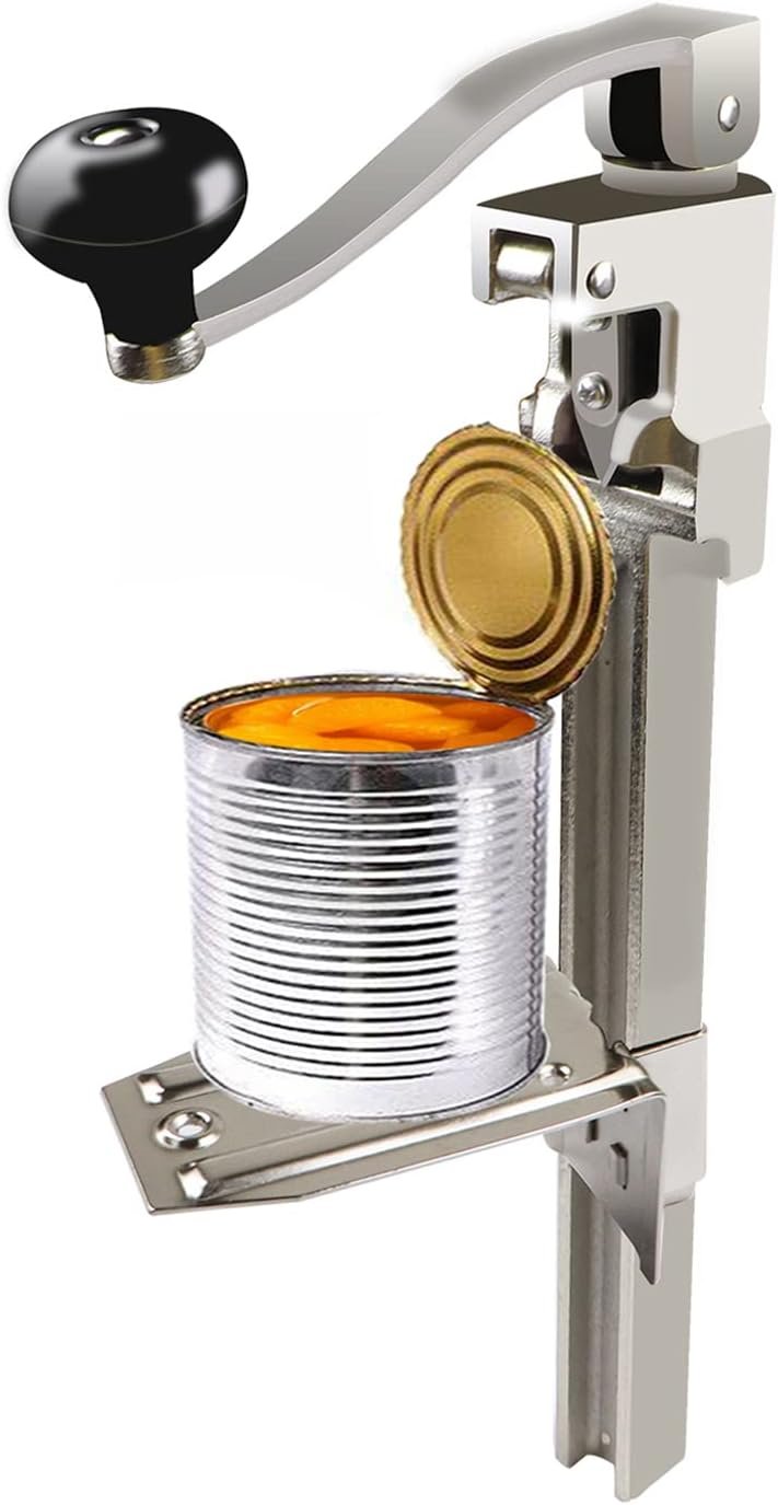 Commercial Can Opener for Edlund #1，Manual Table Can Opener, for Restaurant Large Cans Heavy Duty Fits Cans Up to 11” Tall