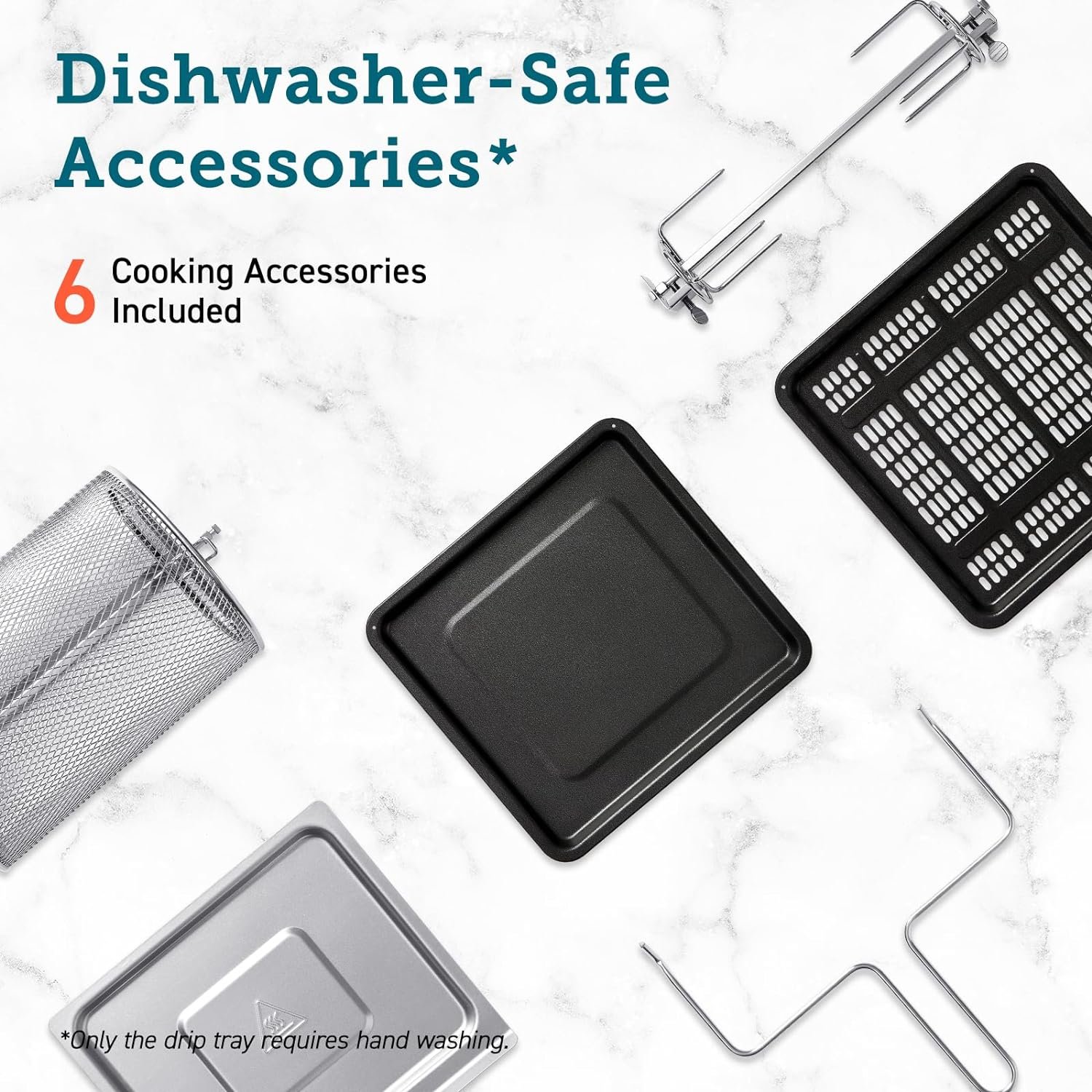 COSORI Air Fryer Toaster Oven, 13 Qt Airfryer Fits 8 Pizza, 11-in-1 Functions with Rotisserie, Dehydrate, Dual Heating Elements with Convection Fan for Fast Cooking, Cookbook  6 Accessories, Silver COSORI Air Fryer Toaster Oven, 13 Qt Airfryer Fits 8 Pizza, 11-in-1 Functions with Rotisserie, Dehydrate, Dual Heating Elements with Convection Fan for Fast Cooking, Cookbook  6 Accessories, Silver