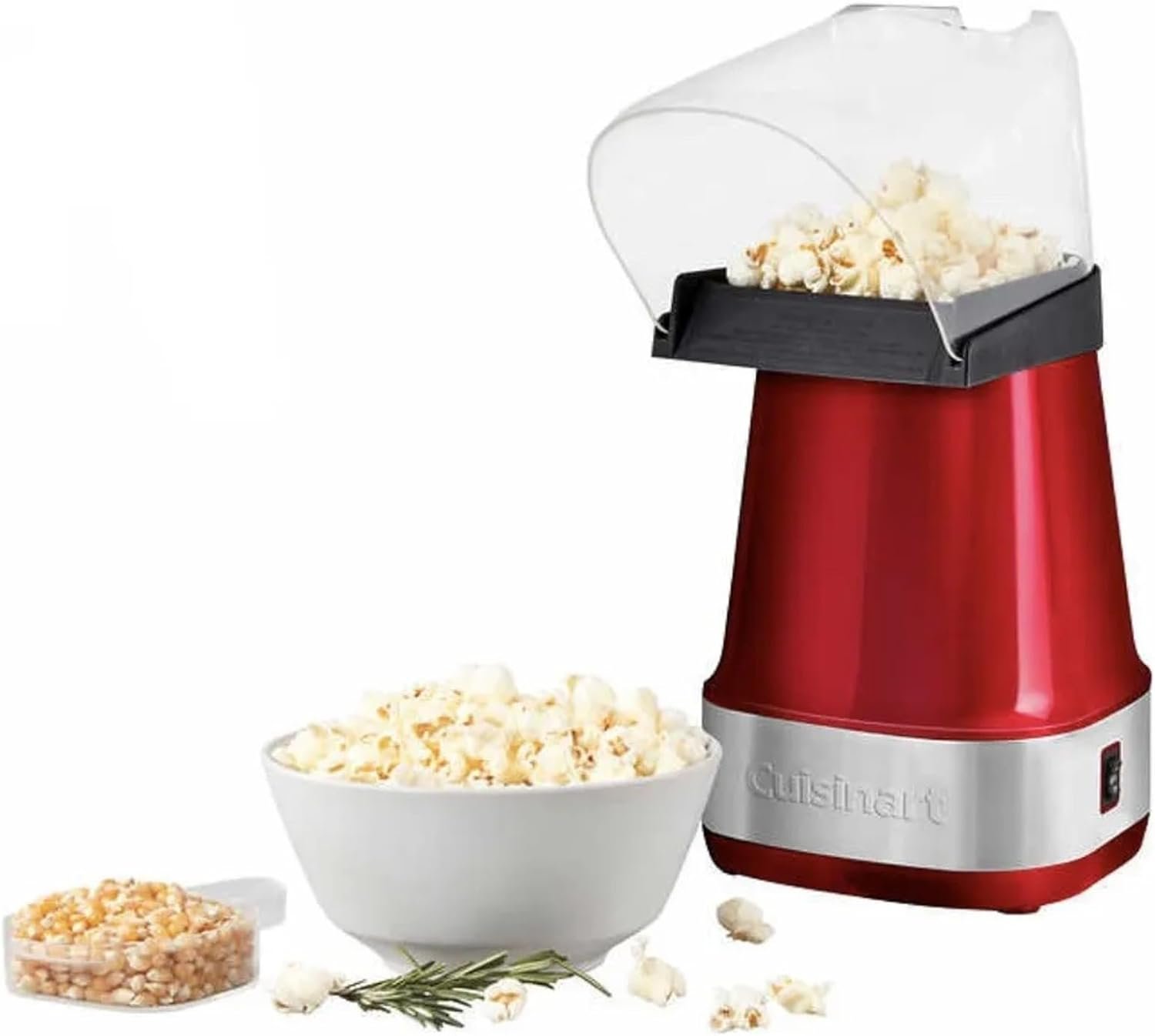 Cuisinart EasyPop Hot Air Popcorn Maker Measuring Cup to Portion Popping Corn Kernels, Measuring Cup, 15 Cups - Red