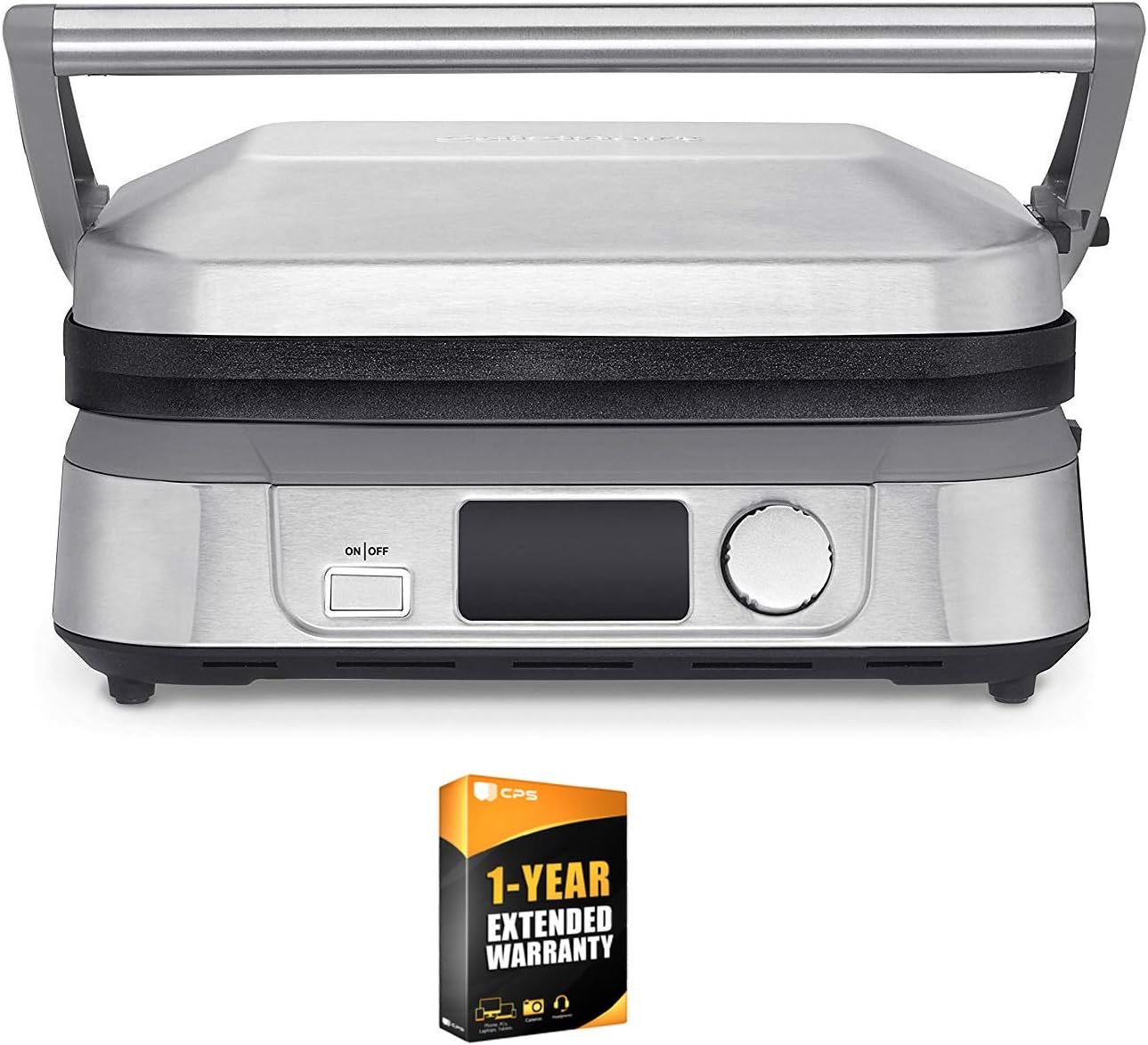 Cuisinart GR-5B Series Griddler Five with 1 YR CPS Enhanced Protection Pack