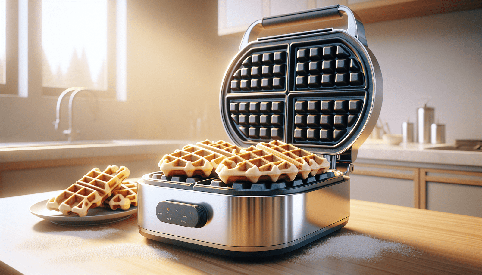 Cuisinart WAF-300 Belgian Waffle Maker with Pancake Plates (Renewed)