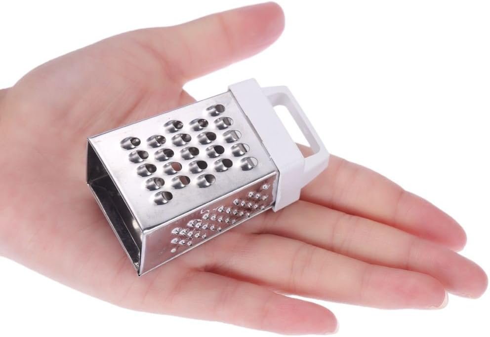 Cuisinox Stainless Steel Box Grater with Handle and 4 Sides for Cheese and Vegetables, Mini 2.3 x 3 Cuisinox Stainless Steel Box Grater with Handle and 4 Sides for Cheese and Vegetables, Mini 2.3 x 3