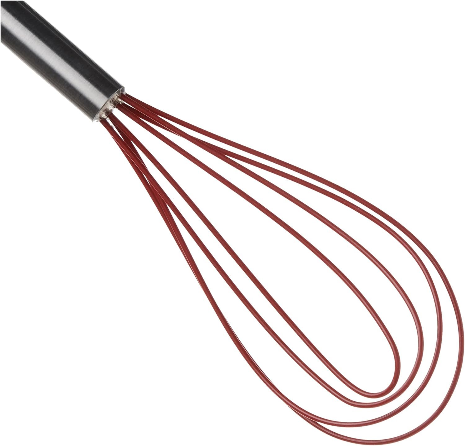 Cuisipro 74697005 Silicone Whisk, 10-Inch, Red Cuisipro 74697005 Silicone Whisk, 10-Inch, Red