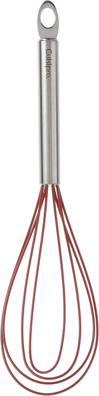 Cuisipro 74697005 Silicone Whisk, 10-Inch, Red Cuisipro 74697005 Silicone Whisk, 10-Inch, Red