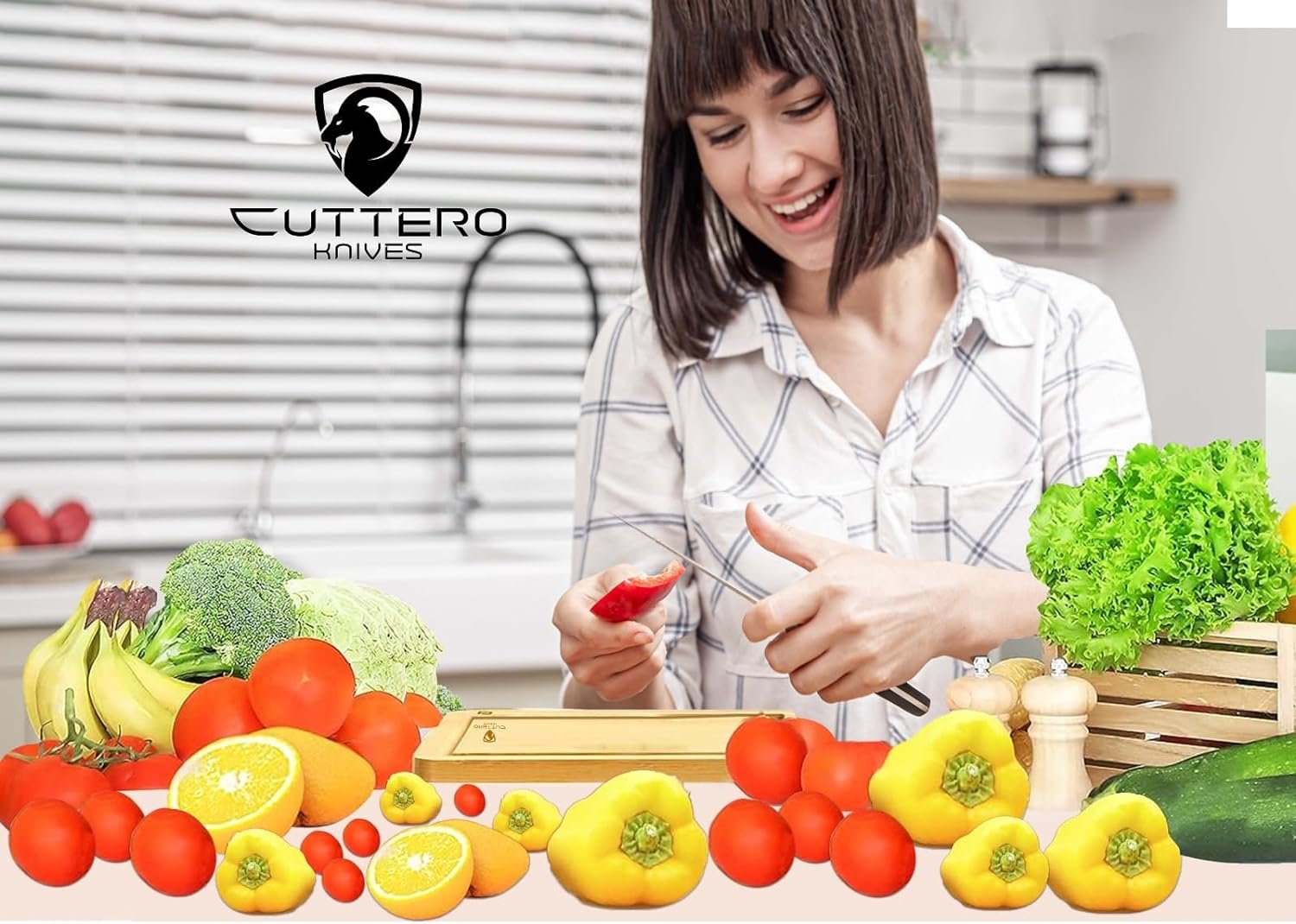 Cutting Boards for Kitchen - Bamboo Cutting Board, Cutting Boards w/Juice Grooves, Thick Chopping Board for Meat, Veggies, Easy Grip Handle - Kitchen Gadgets Gift Cutting Boards for Kitchen - Bamboo Cutting Board, Cutting Boards w/Juice Grooves, Thick Chopping Board for Meat, Veggies, Easy Grip Handle - Kitchen Gadgets Gift