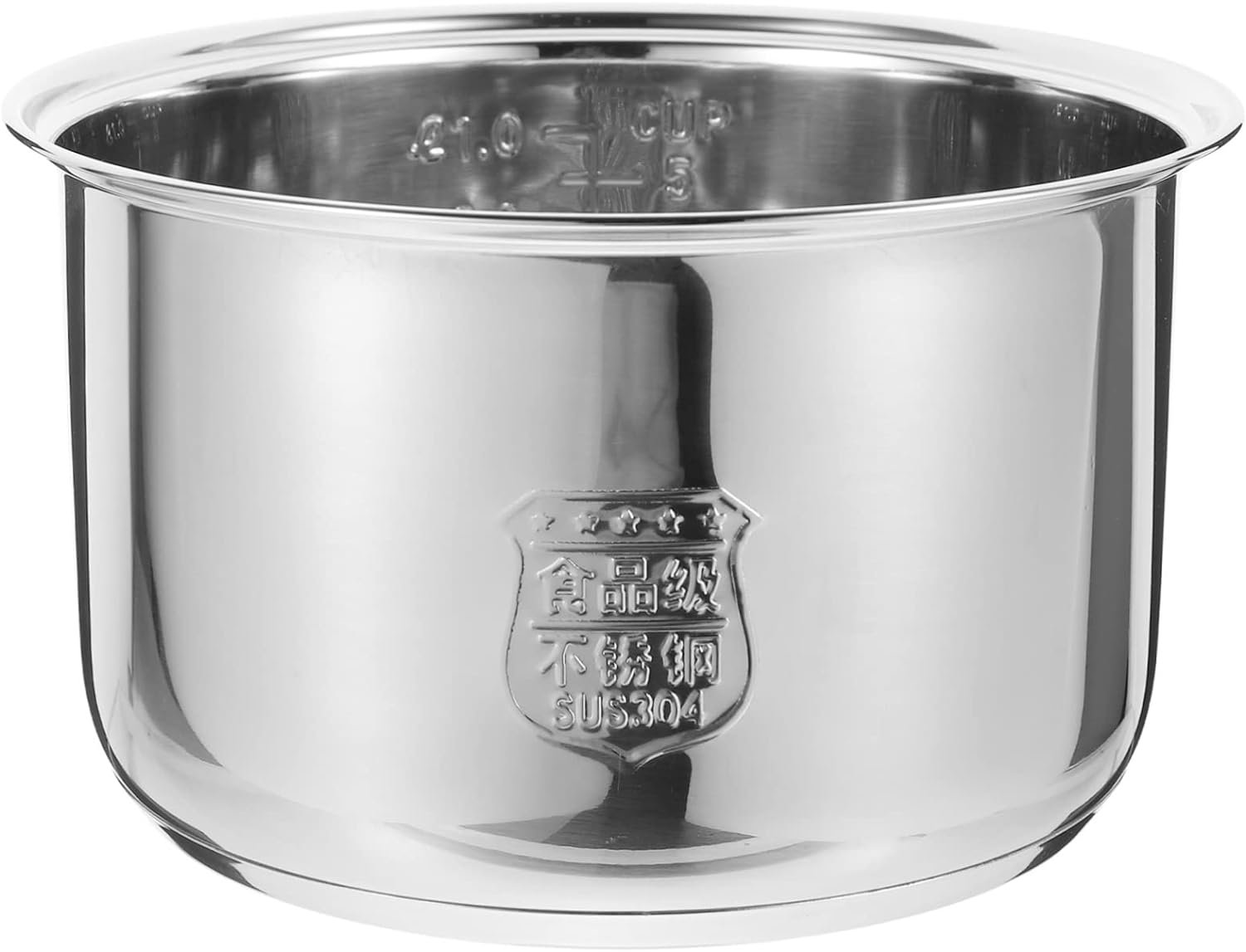 DECHOUS 2pcs Rice Cooker Liner Stainless Steel Cookware Steamer Rice Pot Liner Rice Cooking Insert Interior Ceramic Pot Inner Cooking Pot Electric Pressure Cooker Non Stick DECHOUS 2pcs Rice Cooker Liner Stainless Steel Cookware Steamer Rice Pot Liner Rice Cooking Insert Interior Ceramic Pot Inner Cooking Pot Electric Pressure Cooker Non Stick