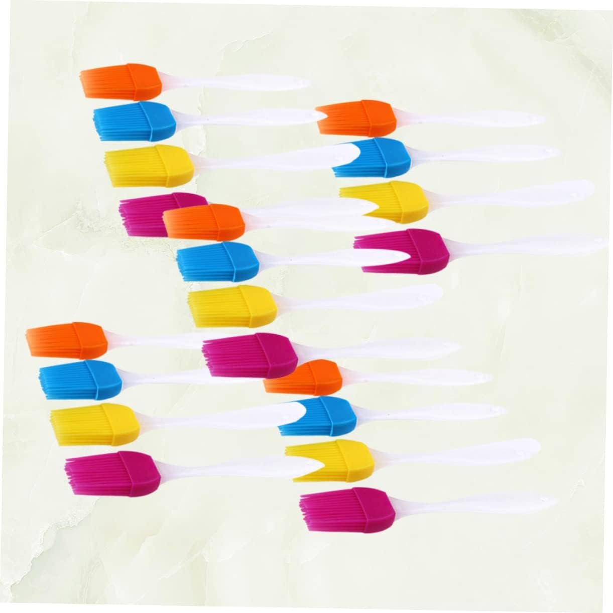 DECHOUS 40 Pcs Bbq Brush Silicone Basting Brush Oil Brush Butter Brush for Bread Low Pressure Gas Hose Basting Pastry Brush Sauce Brush Baking Brush Cooking Utensils Small