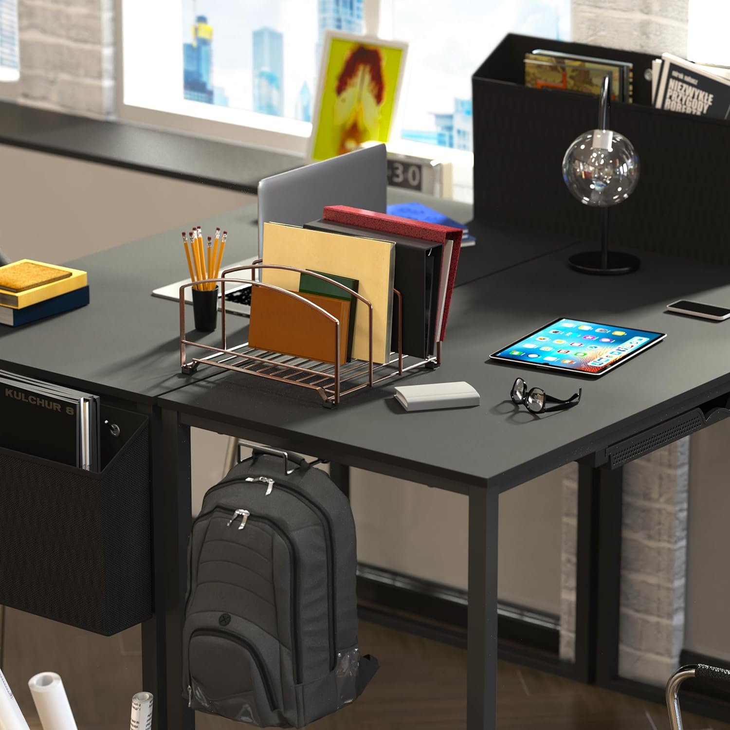 Deco Brothers Cookware Organizer Rack for Kitchen Cabinet, 3 Slot Holder, Bronze Deco Brothers Cookware Organizer Rack for Kitchen Cabinet, 3 Slot Holder, Bronze