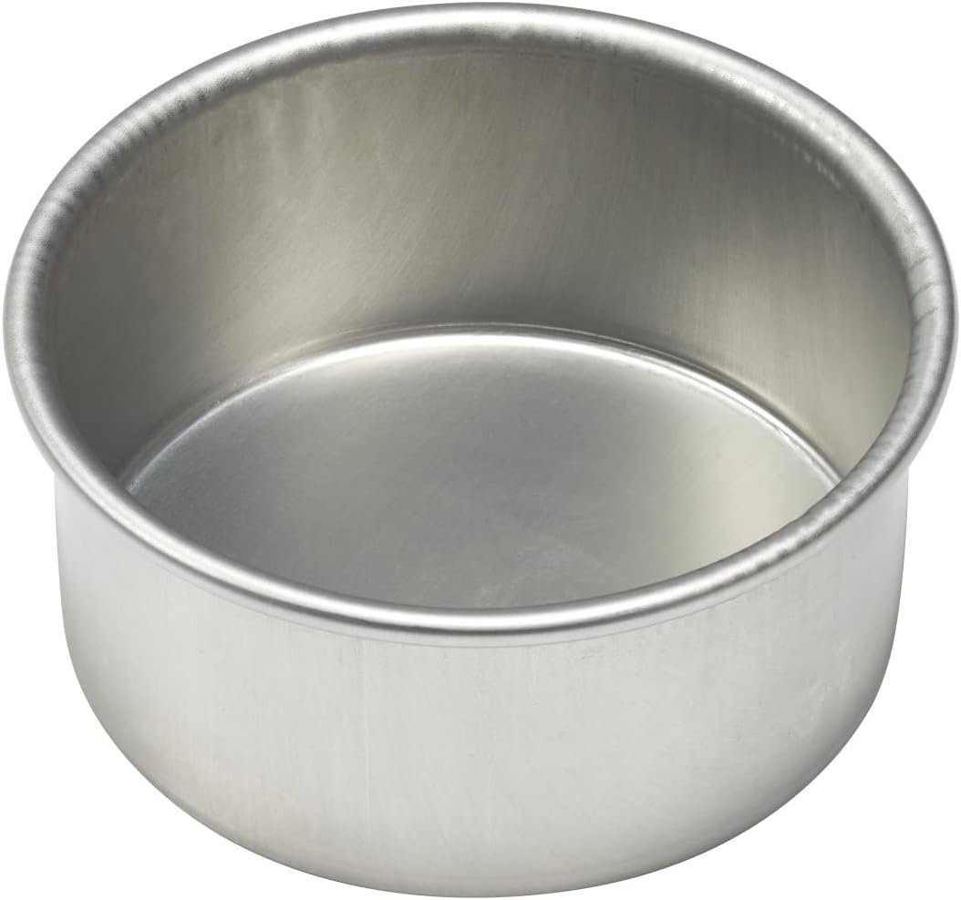 DecoPac 12 Inch 16 Gauge Aluminum Round Cake Pan, 12 W x 3 H, Made From Premium, Hardened Aluminium Alloy For Superior Durability, Uniform Wall Thickness for Even Rising