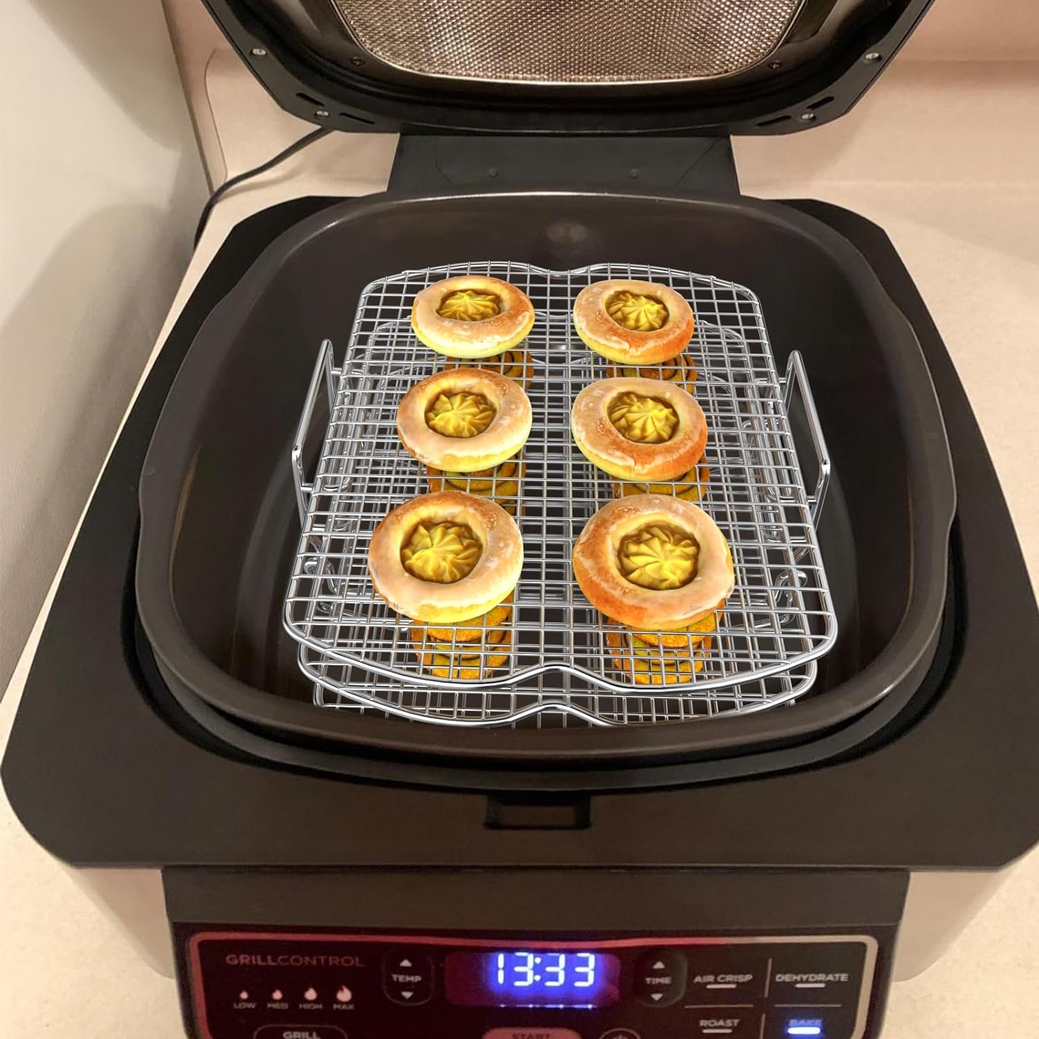 dehydrator-stand-rack-for-ninja-foodi-ag300-grill-3-stackable-layers-dehydrator-stand-for-ninja-foodi-ag300-accessories- - Cooking Appliance World