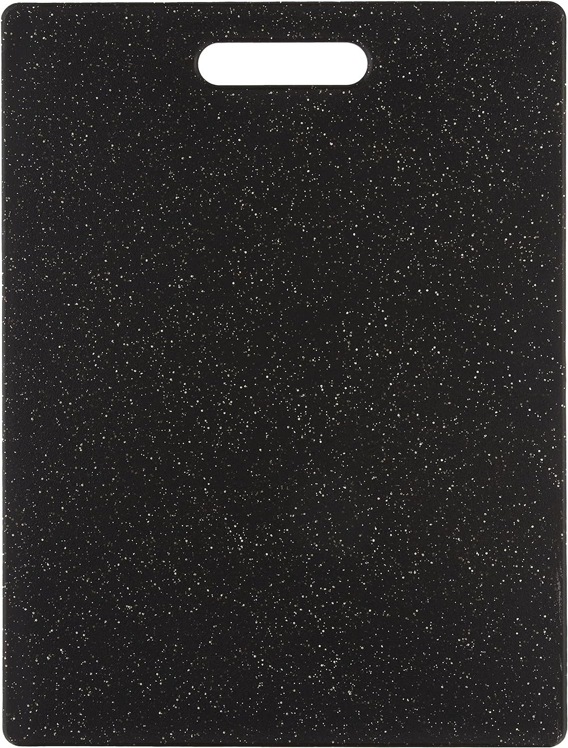 Dexas Grippboard Cutting Board with Non-Slip Feet, 11 by 14.5 inches, Dark Granite pattern and Black