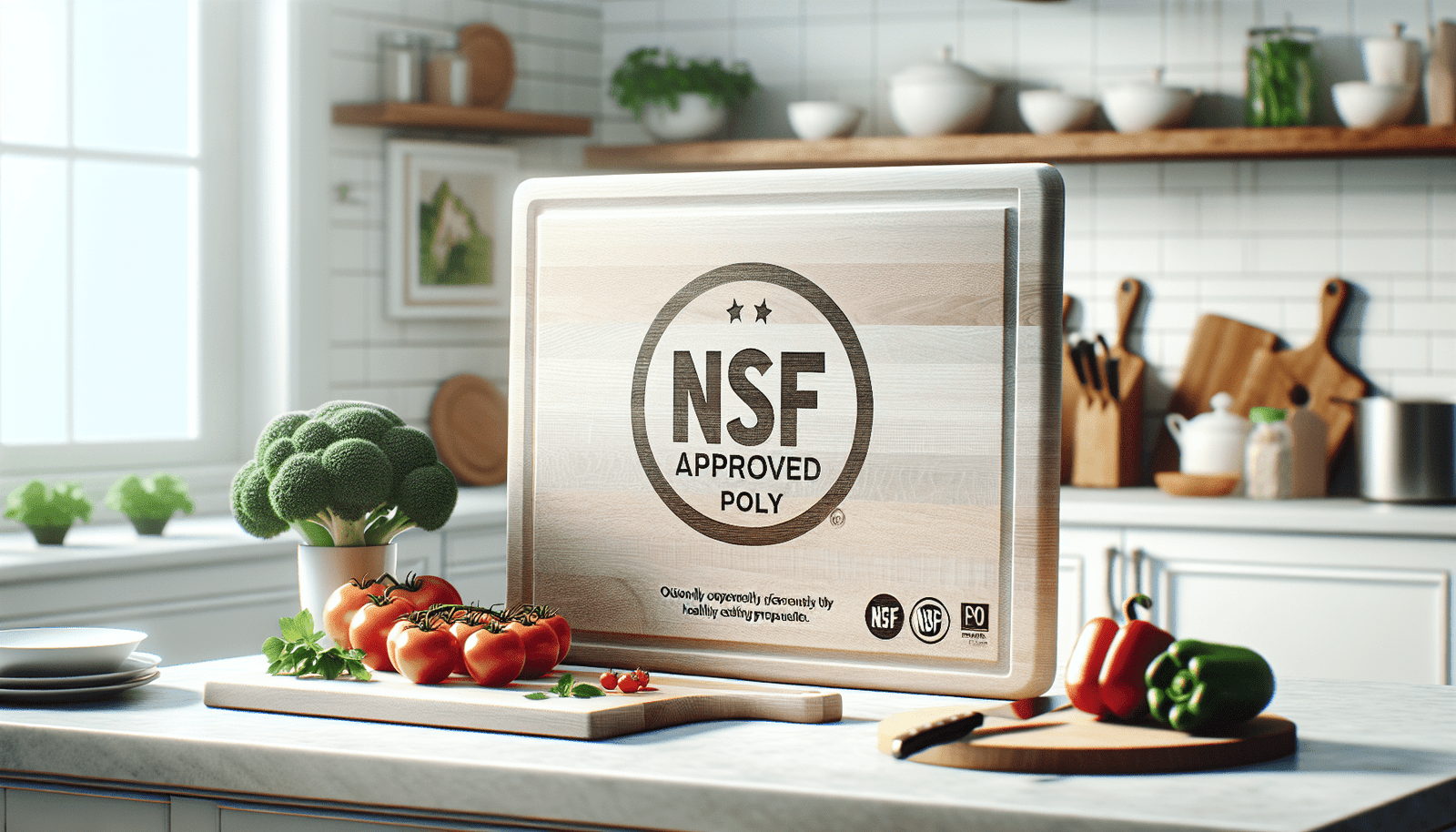 Dexas NSF Approved Poly Cutting Board with Juice Well, 12 x16 x 5/8, White
