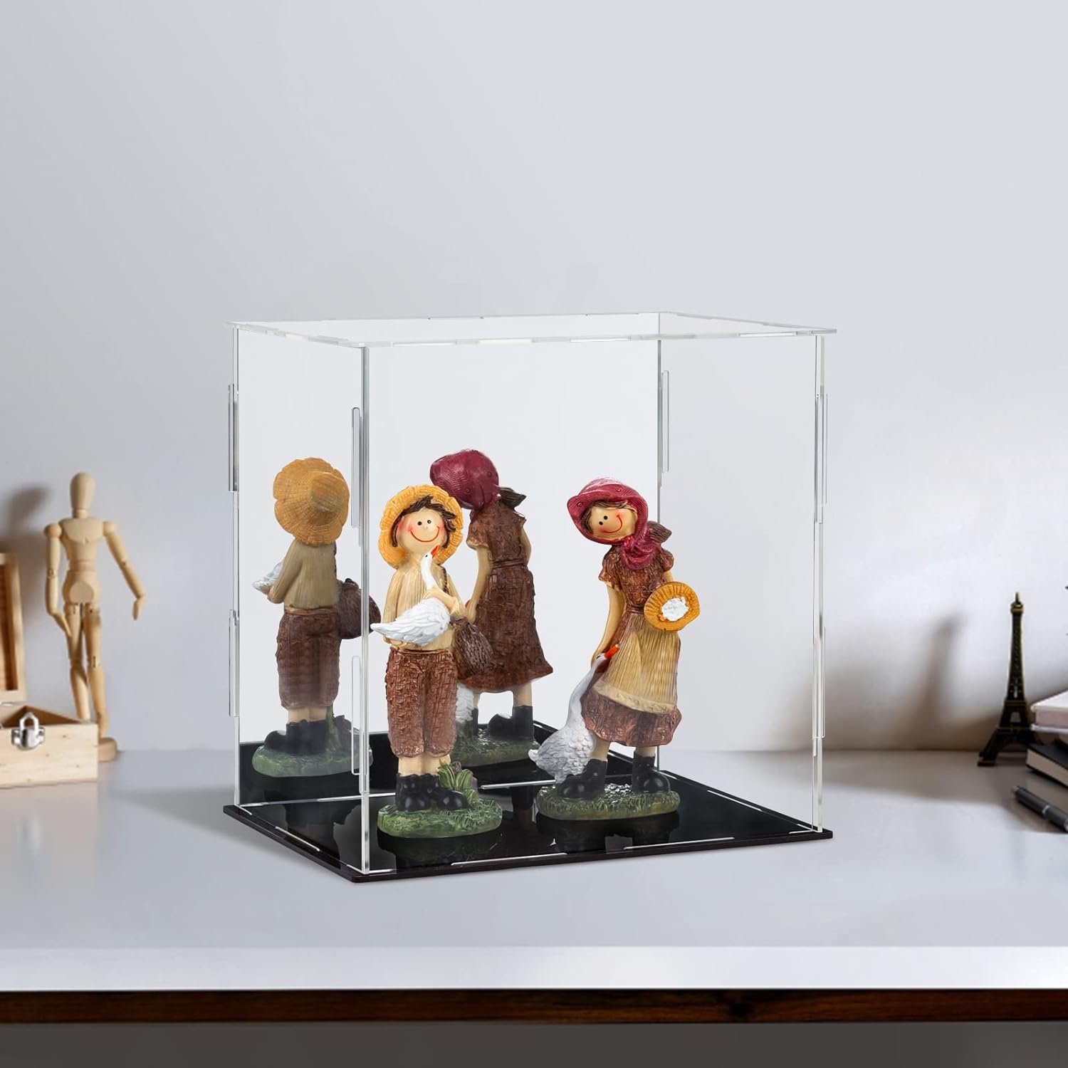 Display Case 14x10x6inch,35x25x15cm for Collectibles Assemble Clear Acrylic Box Alternative Glass Case for Display Action Figures Home Storage Organizing Toys A6 Display Case 14x10x6inch,35x25x15cm for Collectibles Assemble Clear Acrylic Box Alternative Glass Case for Display Action Figures Home Storage Organizing Toys A6