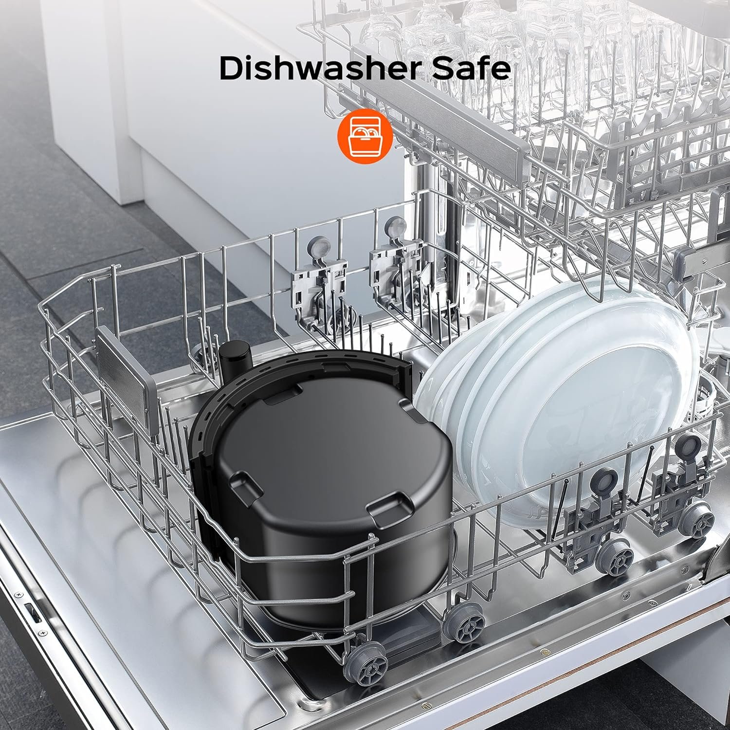 Dreo Air Fryer - 100℉ to 450℉, 4 Quart Hot Oven Cooker with 50 Recipes, 9 Cooking Functions on Easy Touch Screen, Preheat, Shake Reminder, 9-in-1 Digital Airfryer, Black, 4L (DR-KAF002) Dreo Air Fryer - 100℉ to 450℉, 4 Quart Hot Oven Cooker with 50 Recipes, 9 Cooking Functions on Easy Touch Screen, Preheat, Shake Reminder, 9-in-1 Digital Airfryer, Black, 4L (DR-KAF002)