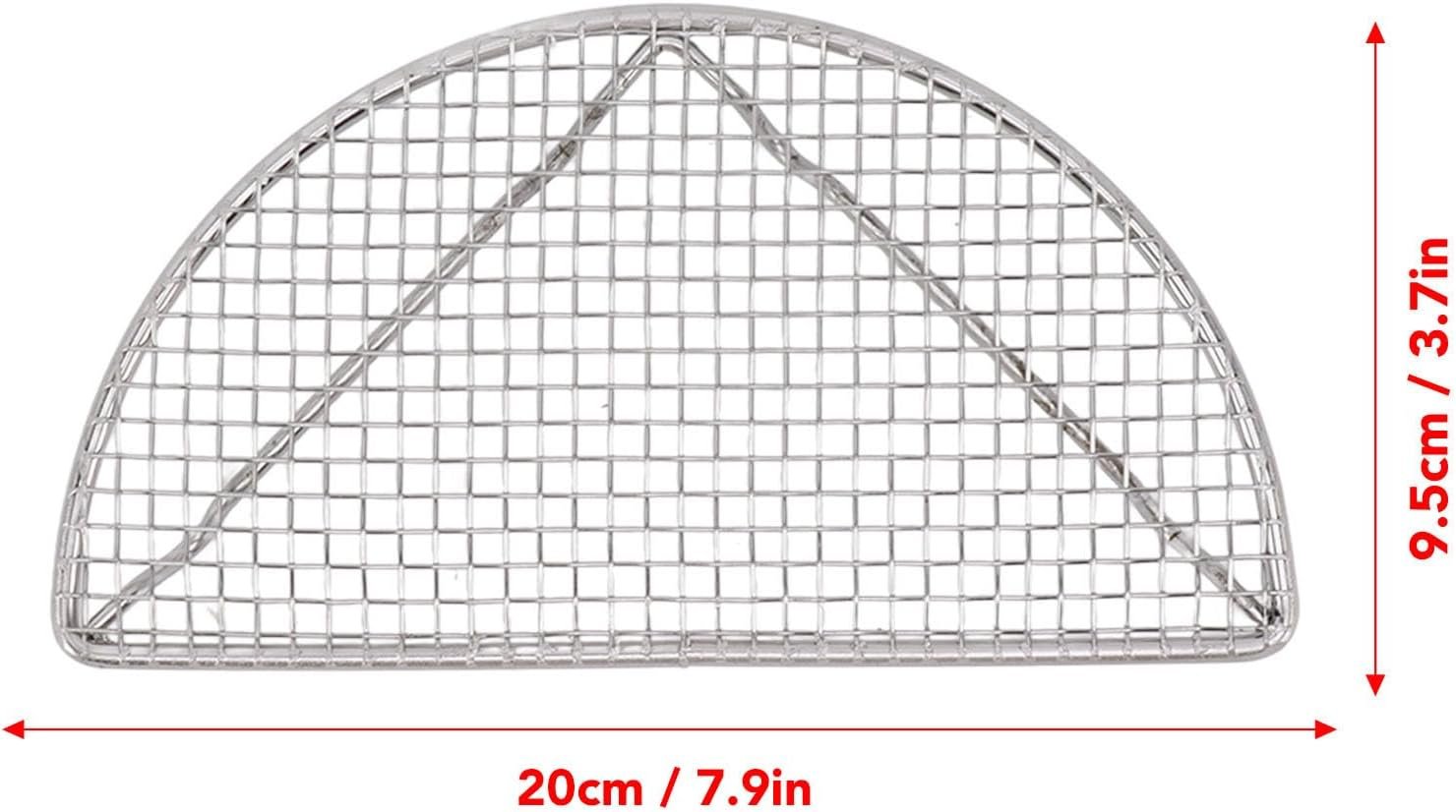 Duty Wire Cooking Rack, Cooling Rack Multi Purpose Thick Grid Dishwasher Safe for Roasting (Large Semicircle 20CM)