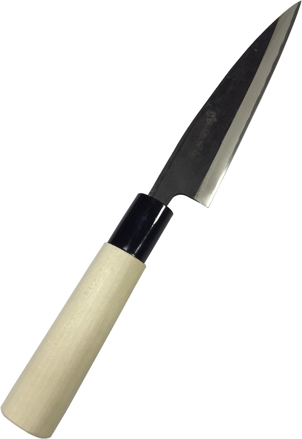 Echizen Hammered Cutlery Edo Kikusui Shell Saki Knife with Steel Black Hitting 5.3 inches (135 mm)