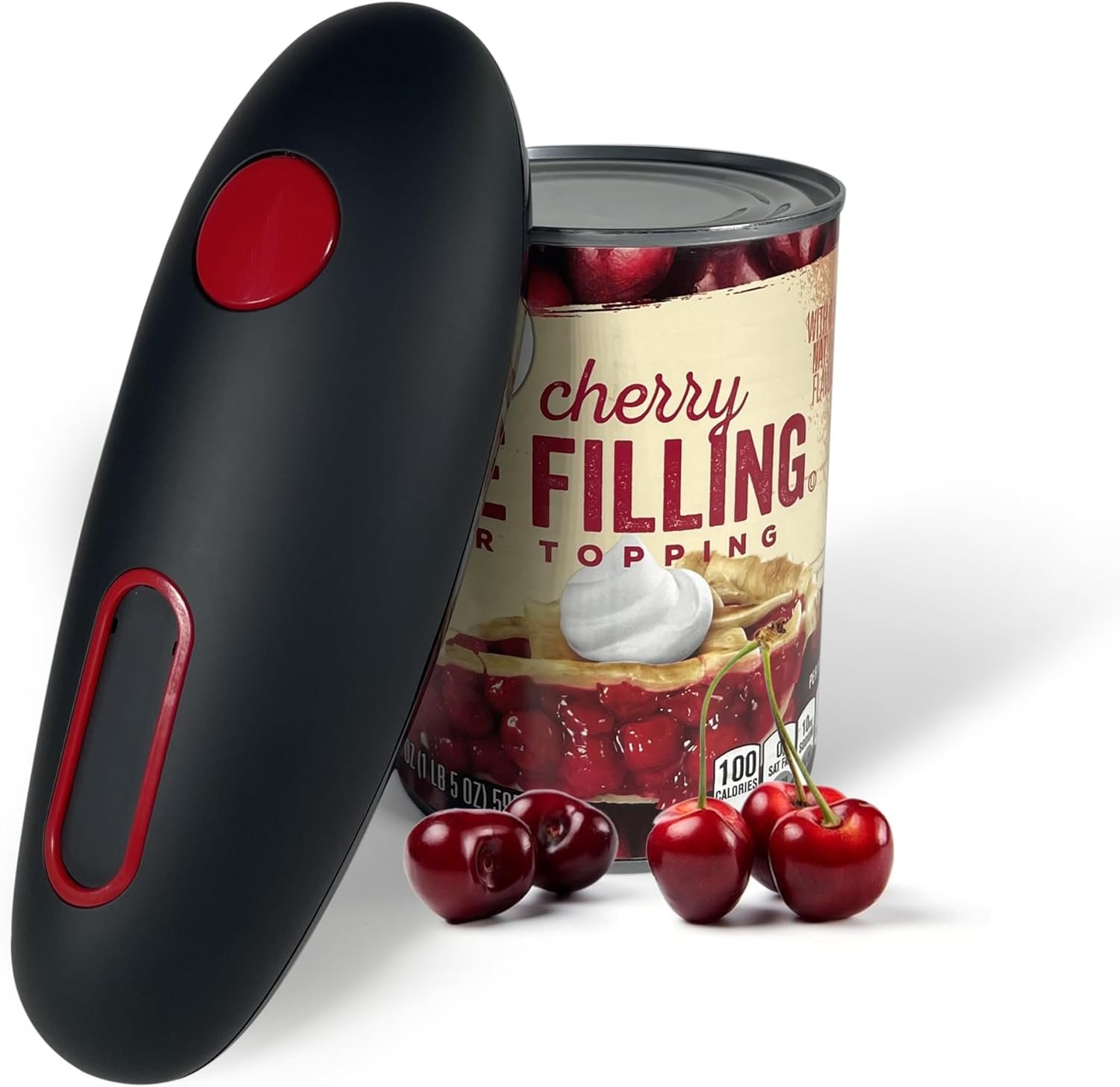 electric-can-opener-opens-almost-any-cans-with-a-press-of-button-automatic-hands-free-food-safe-smooth-edges-battery-ope - Cooking Appliance World