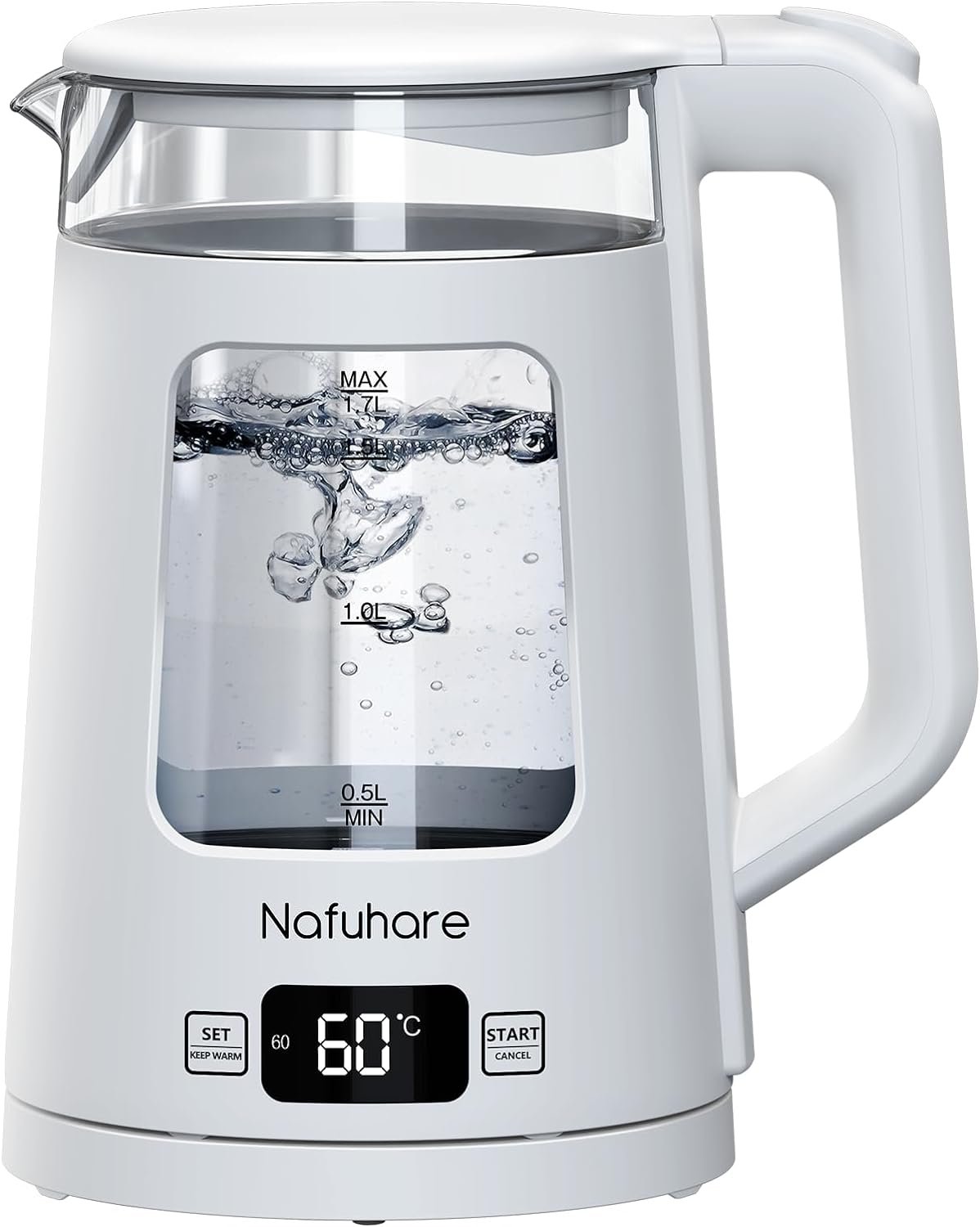 electric-kettle-nafuhare-glass-kettle-temperature-control-with-5-colors-led-lights-variable-digital-screen-display-keep- - Cooking Appliance World
