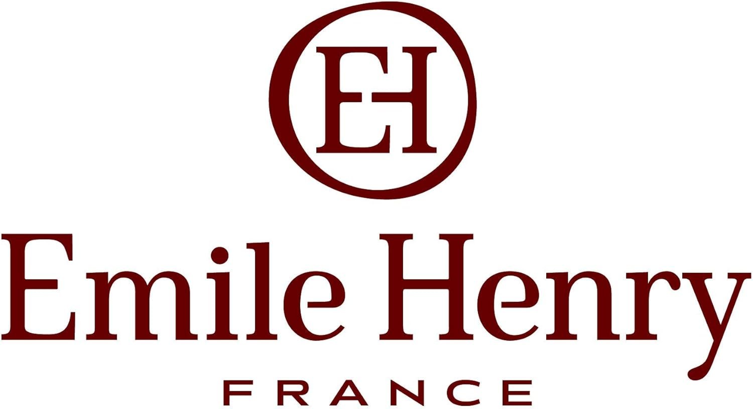 Emile Henry Made in France Ruffled Pie Dish 10.5 X2.5, 10.5 by 2.5, Burgundy Red