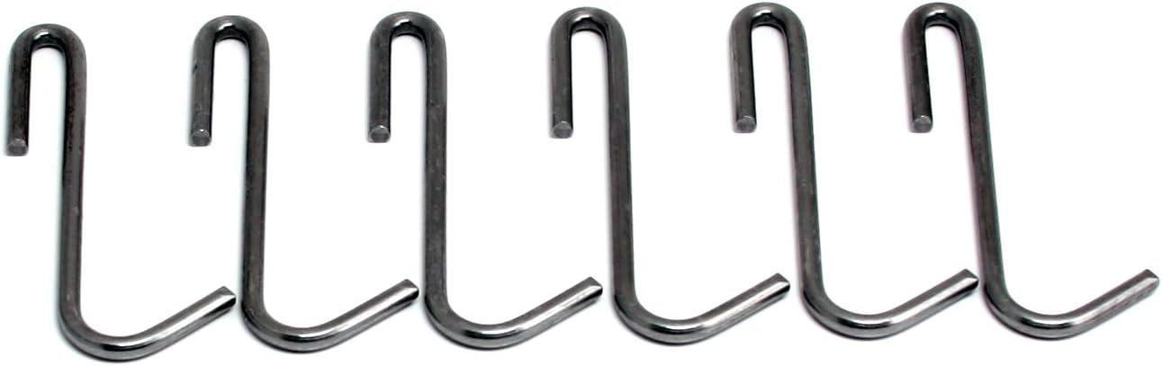 Enclume Essentials Pot Hook, Set of 6, Use with Pot Racks, Hammered Steel Enclume Essentials Pot Hook, Set of 6, Use with Pot Racks, Hammered Steel