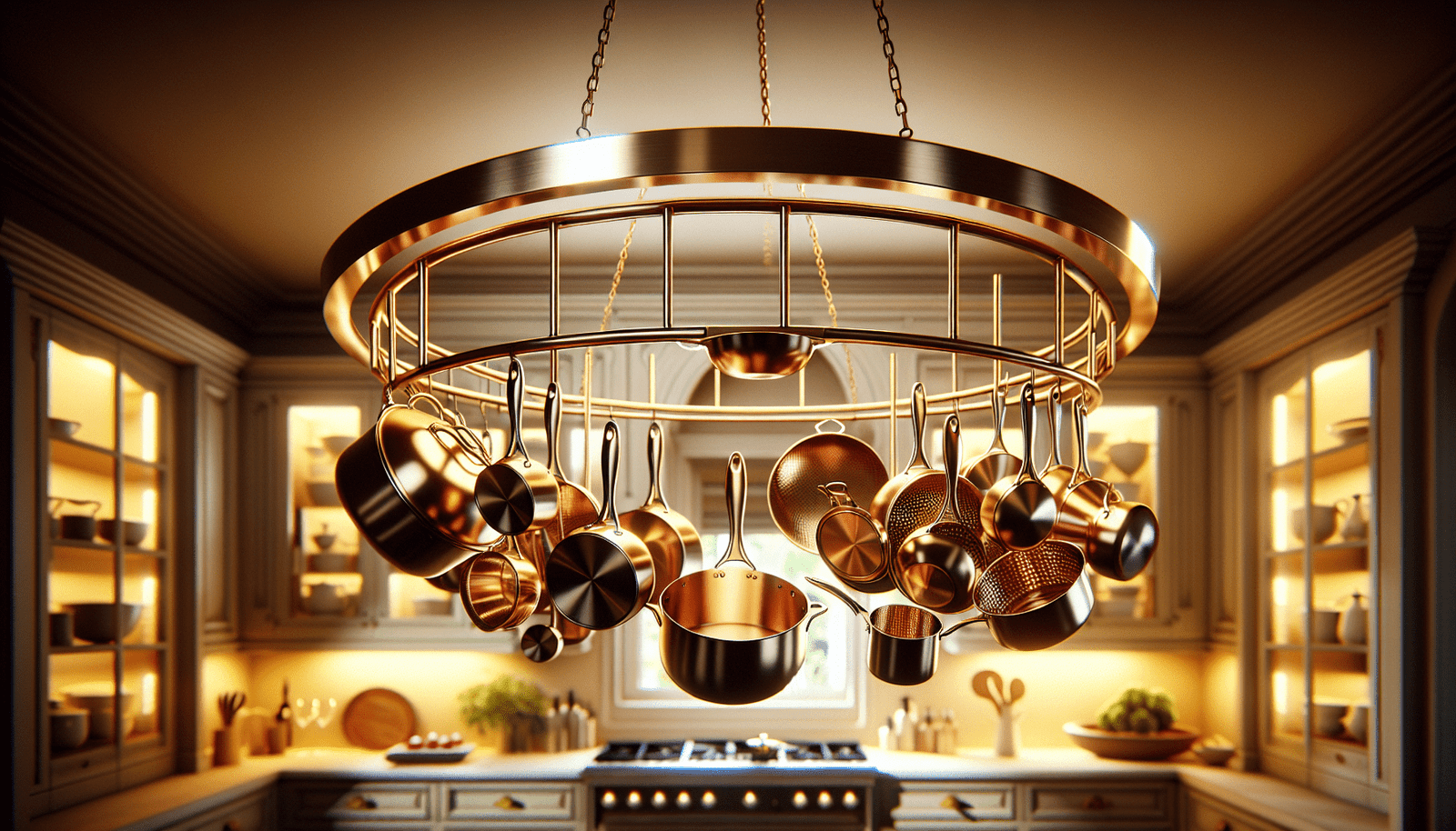 Enclume Oval Ceiling Pot Rack, Brushed Copper Review post thumbnail image