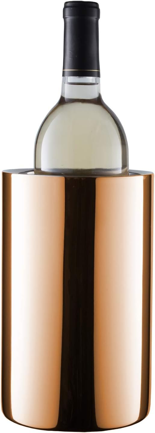 Enoluxe Wine Chiller for Bottles - Champagne Bucket, Elegant Wine Bottle Chiller and Champagne Cooler, Insulated Wine Bucket to Keep Wine Cool, Champagne Bottle Chiller Fits Any Single Bottle 750 ml Enoluxe Wine Chiller for Bottles - Champagne Bucket, Elegant Wine Bottle Chiller and Champagne Cooler, Insulated Wine Bucket to Keep Wine Cool, Champagne Bottle Chiller Fits Any Single Bottle 750 ml