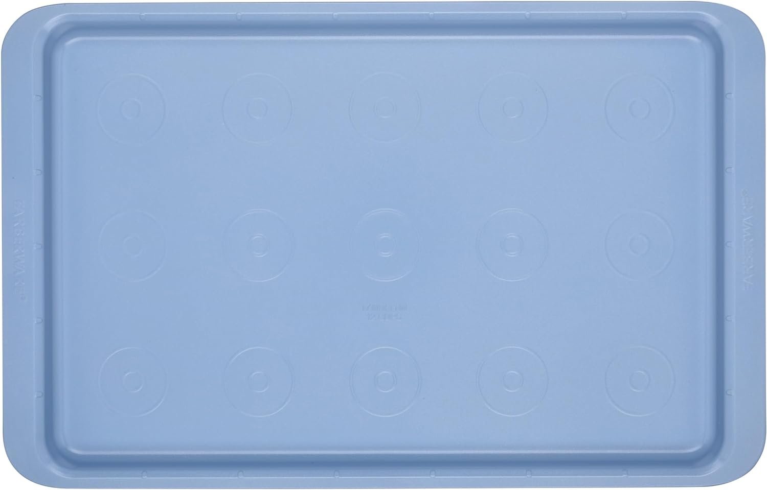 Farberware Easy Solutions Nonstick Bakeware Cookie Pan/Baking Sheet with Drop Zones and Portion Marks, 11 Inch x 17 Inch - Blue