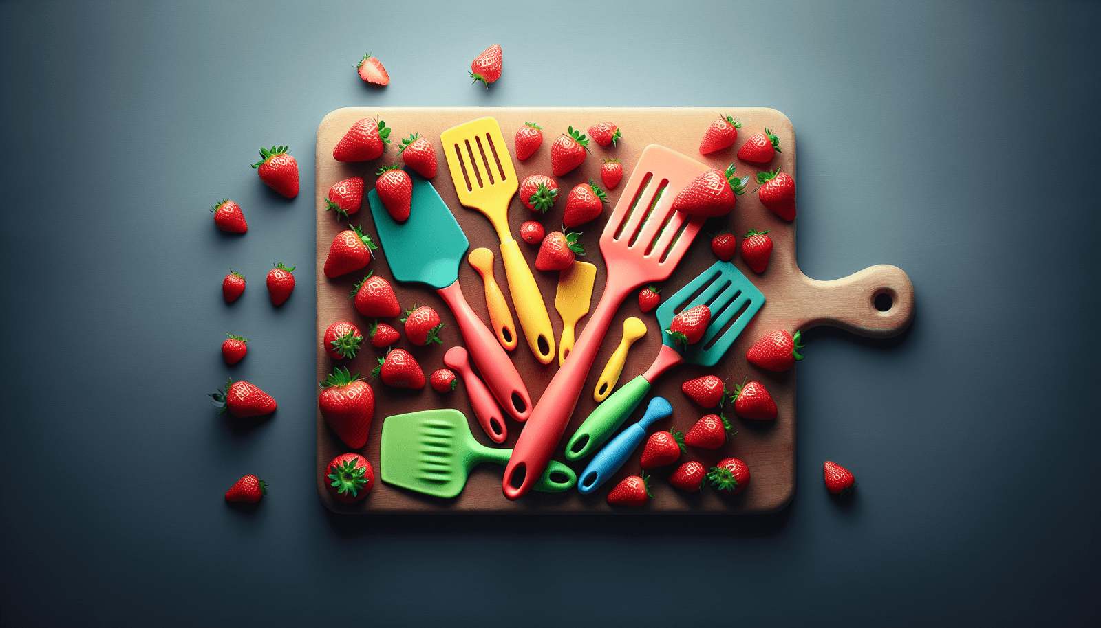 Farberware, Strawberry Pro Mini Silicone Spatulas, Set Of 2, STD