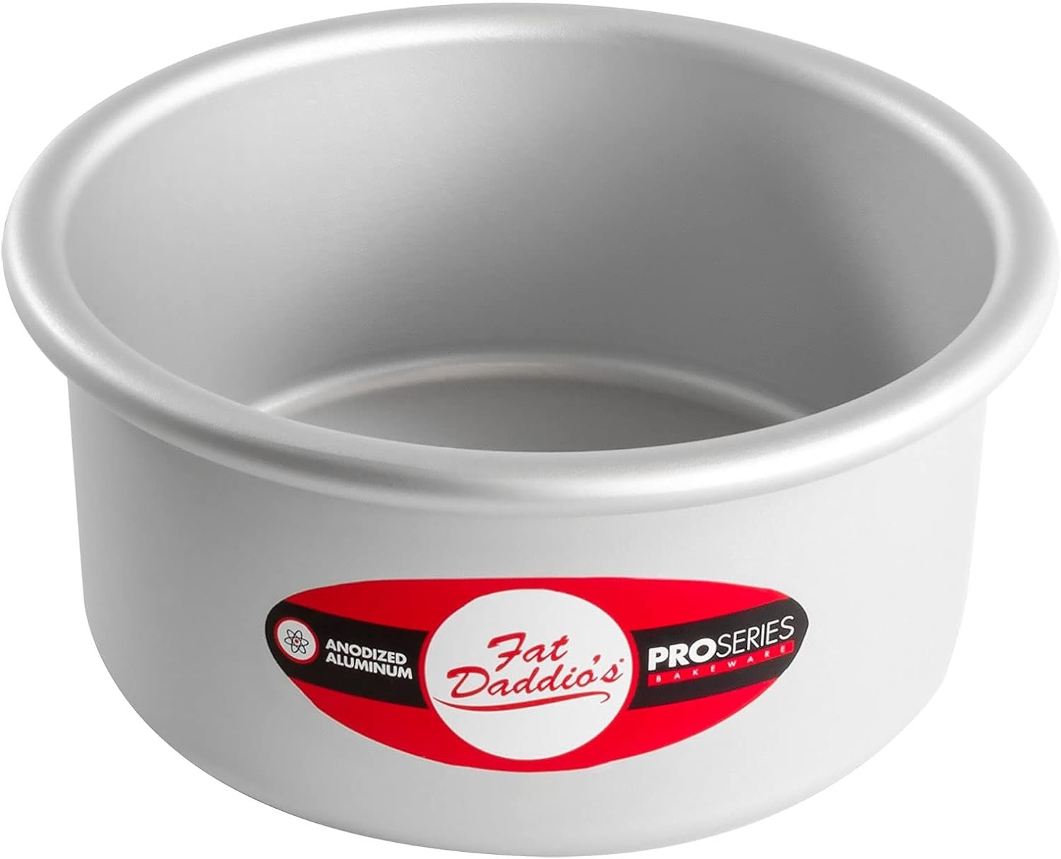 Fat Daddios PRD-63 Anodized Aluminum Round Cake Pan, 6 x 3 Inch