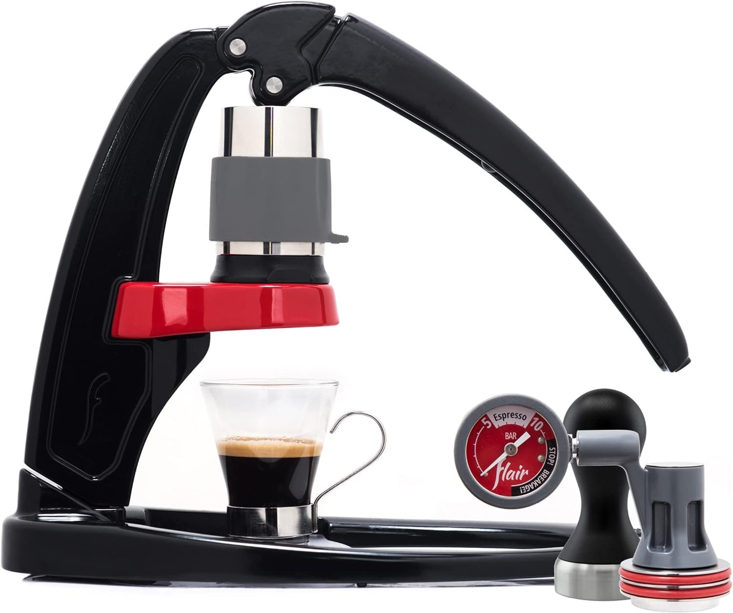 Flair Espresso Maker - Classic: All manual lever espresso maker for the home - portable and non-electric