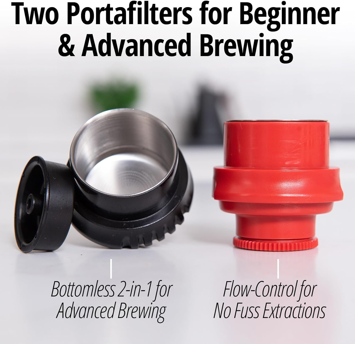 Flair The NEO Flex with Carrying Case: Direct Lever Manual Espresso Maker for Beginners and Travel