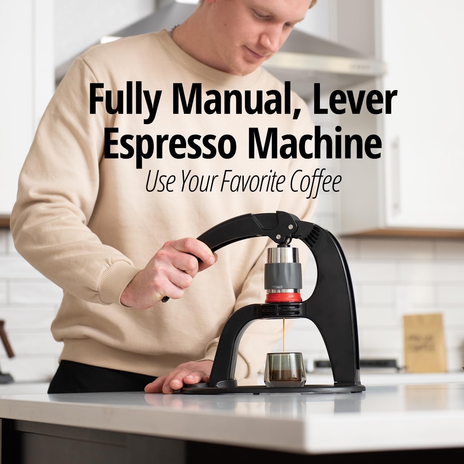 Flair The NEO Flex with Carrying Case: Direct Lever Manual Espresso Maker for Beginners and Travel